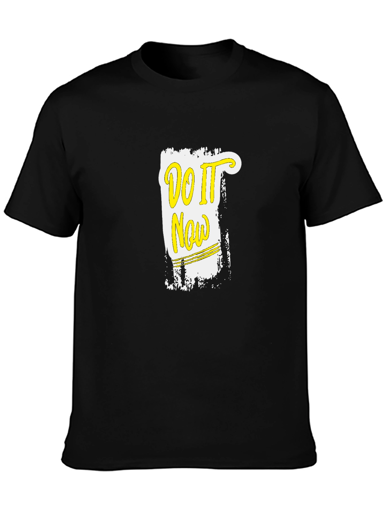 Do It Now - Mens Black Graphic T-Shirt