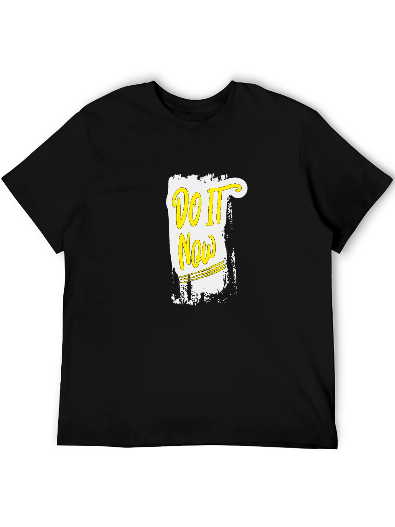 Do It Now - Mens Black Graphic T-Shirt