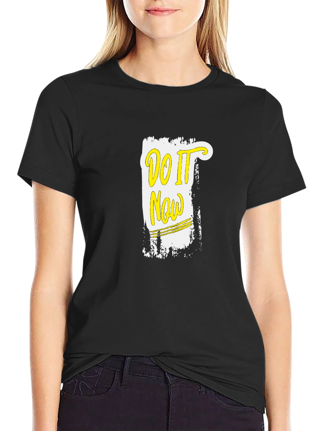 Do It Now - Mens Black Graphic T-Shirt