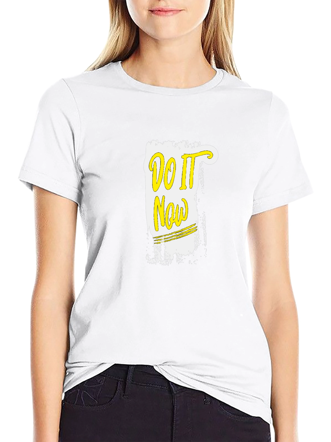 Do It Now - Mens Black Graphic T-Shirt