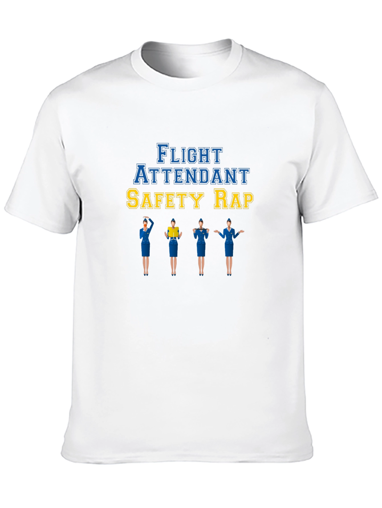 Flight Attendant Safety Rap T-Shirt