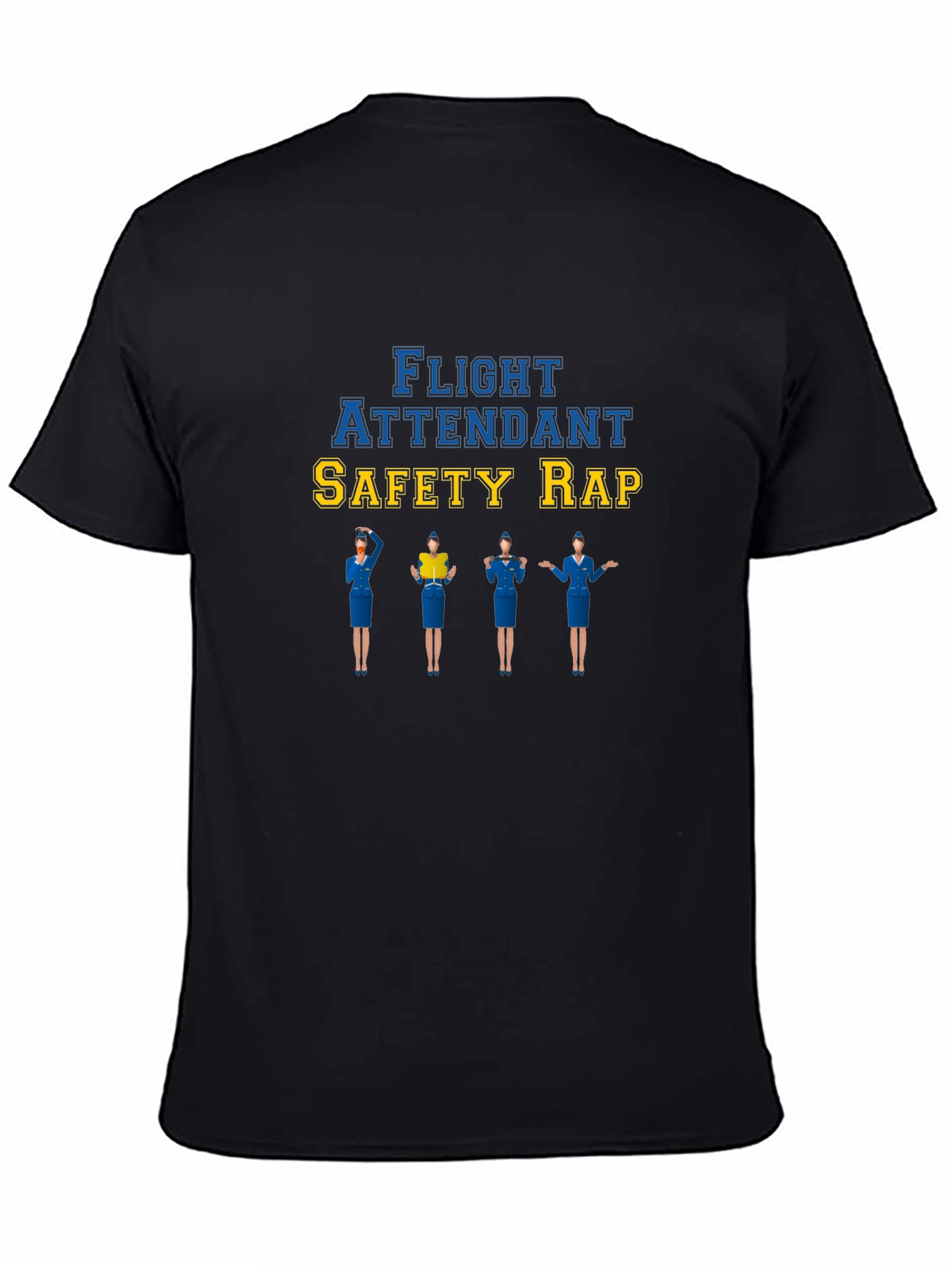 Flight Attendant Safety Rap T-Shirt