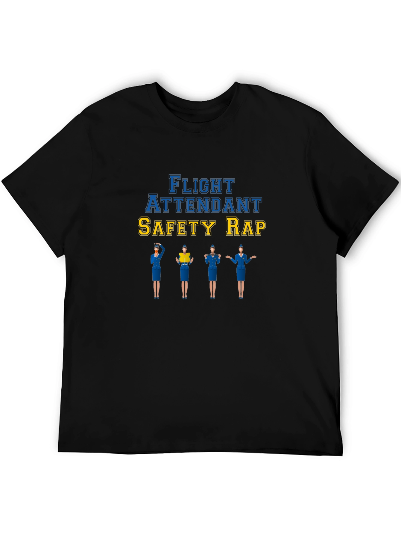 Flight Attendant Safety Rap T-Shirt