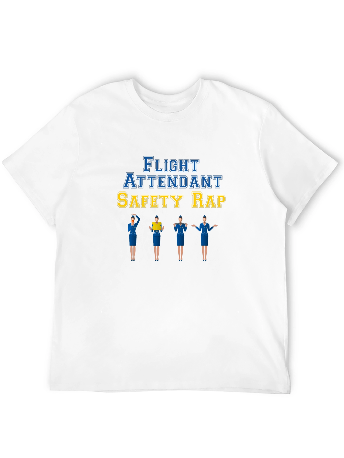 Flight Attendant Safety Rap T-Shirt