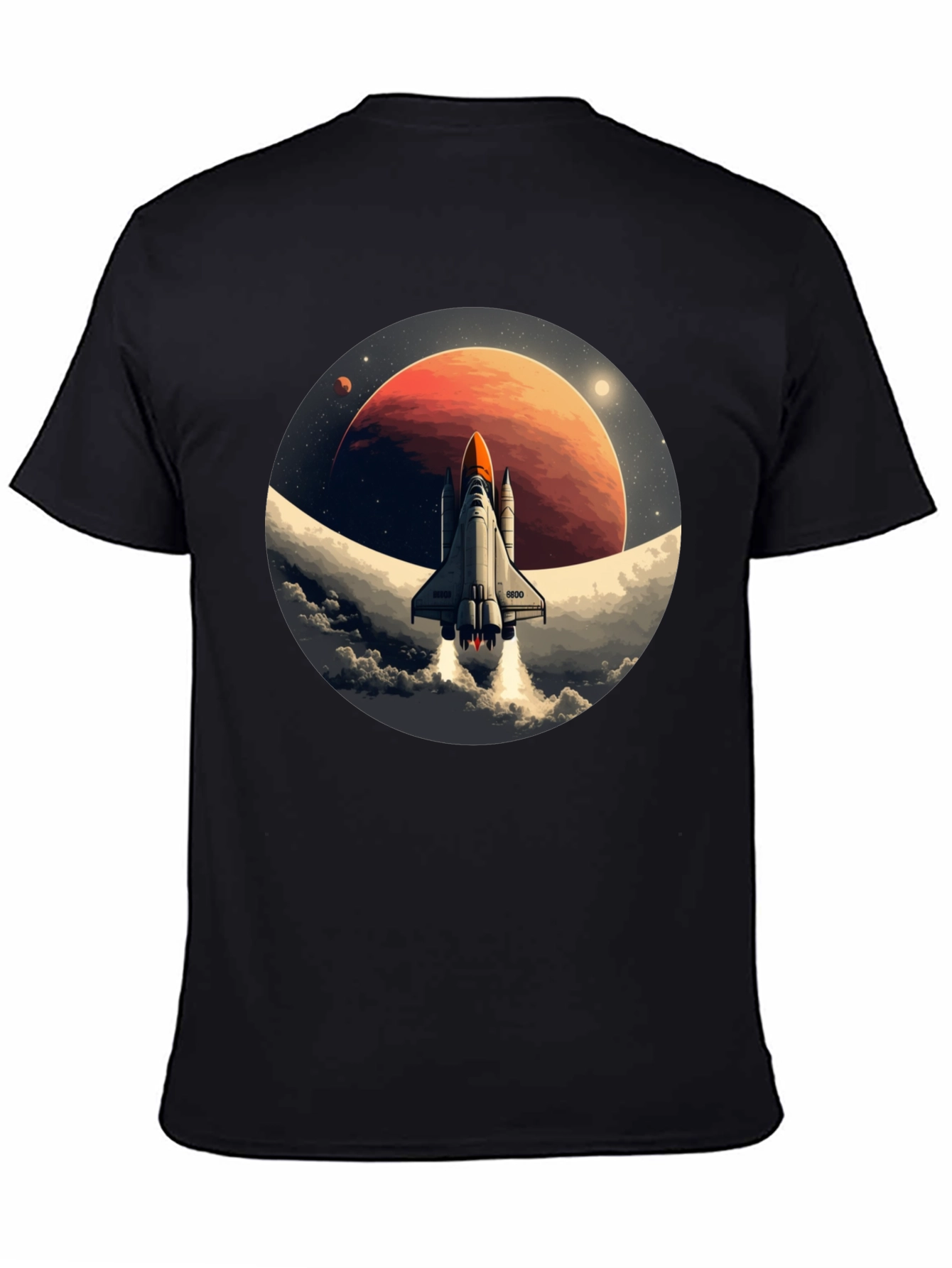 Space Shuttle Blast Off Graphic Tee