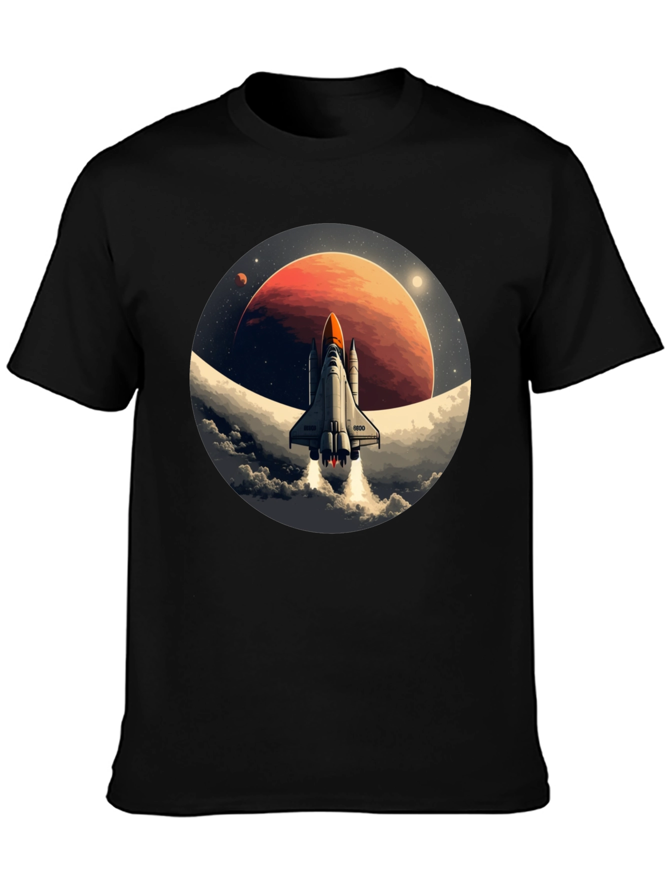 Space Shuttle Blast Off Graphic Tee
