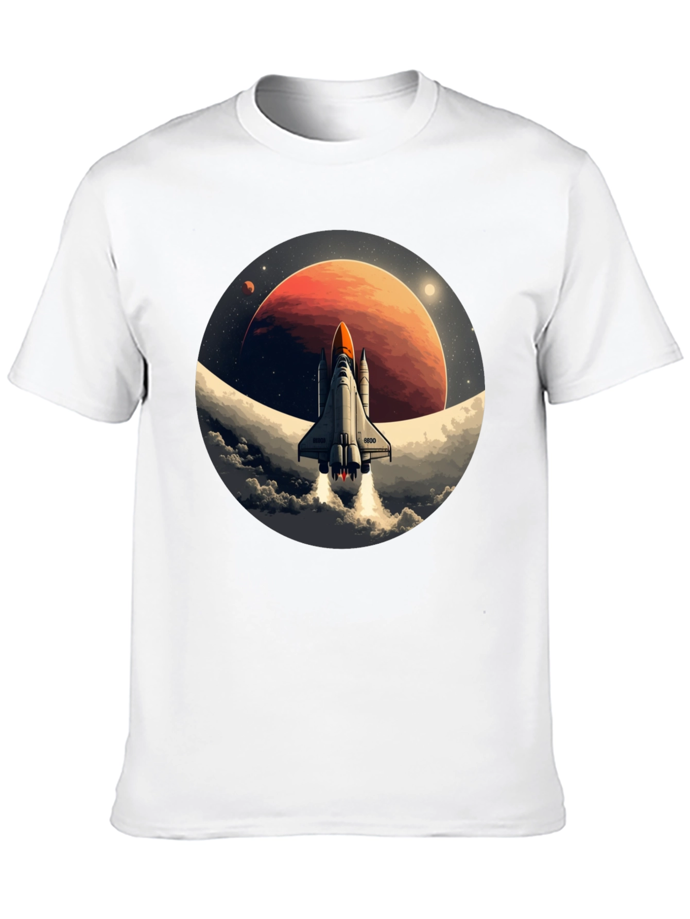 Space Shuttle Blast Off Graphic Tee