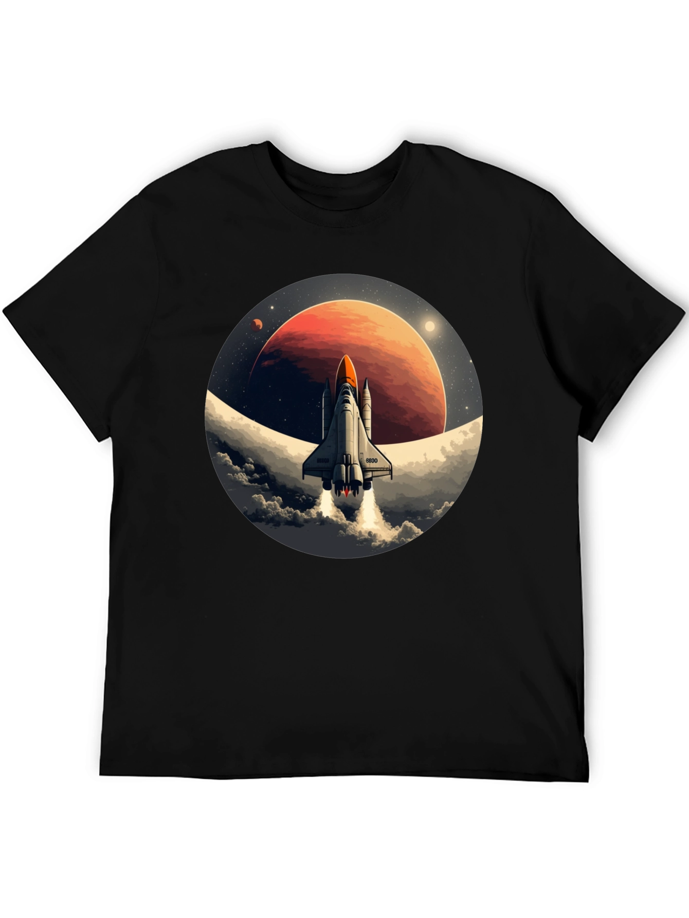 Space Shuttle Blast Off Graphic Tee