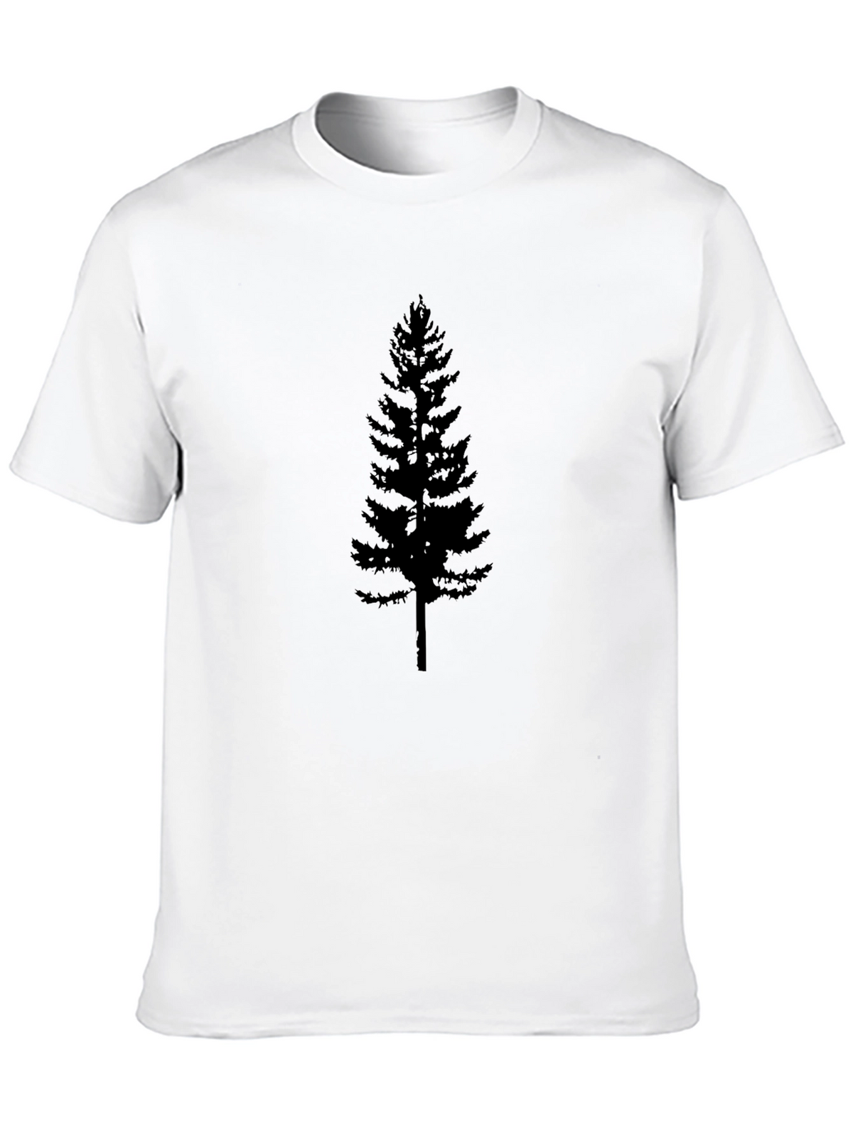 Evergreen Tree Graphic Tee - Black