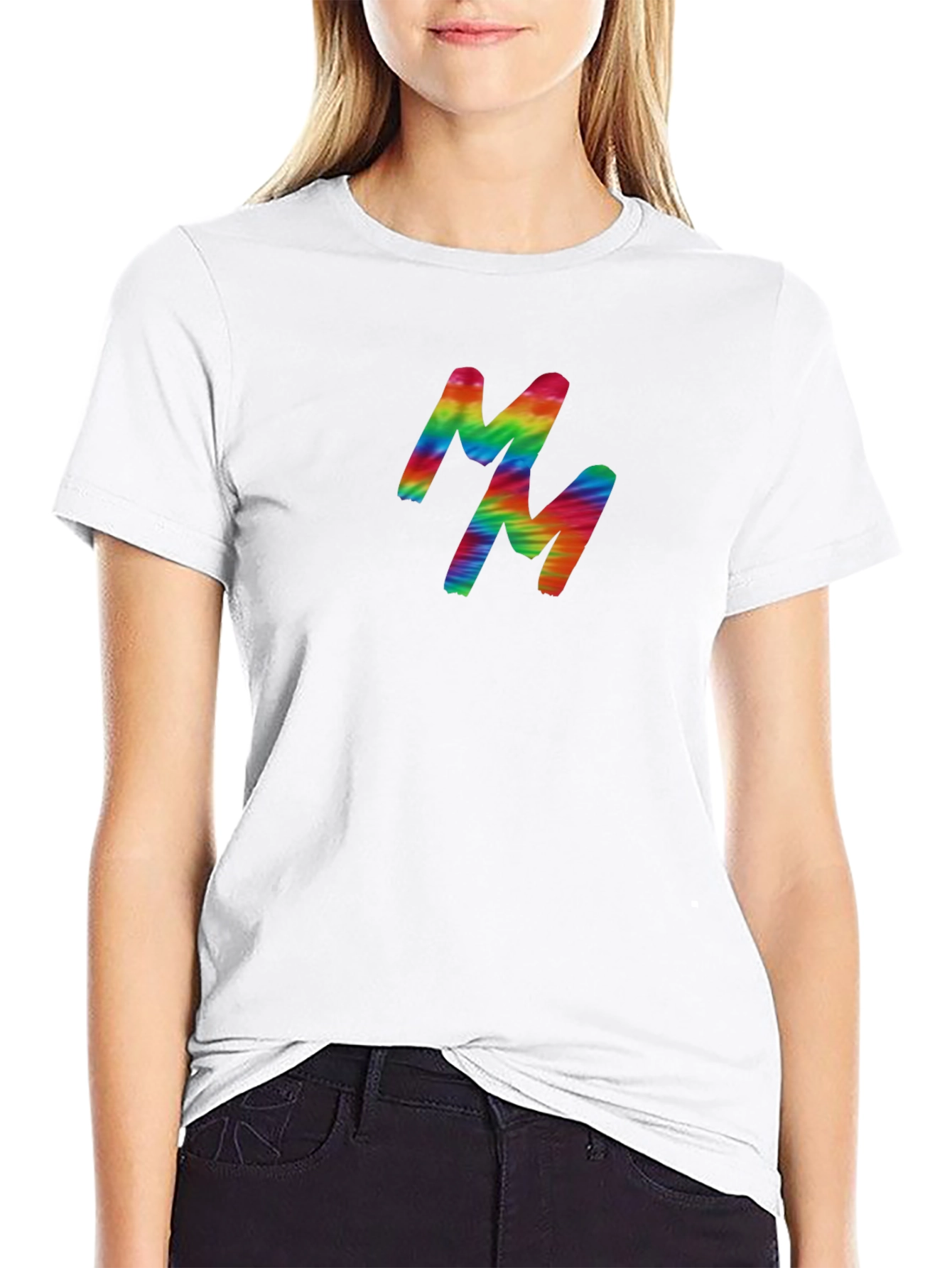 Rainbow MM Graphic Black T-Shirt