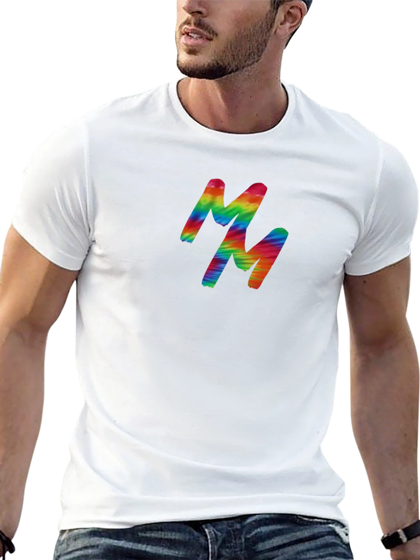 Rainbow MM Graphic Black T-Shirt