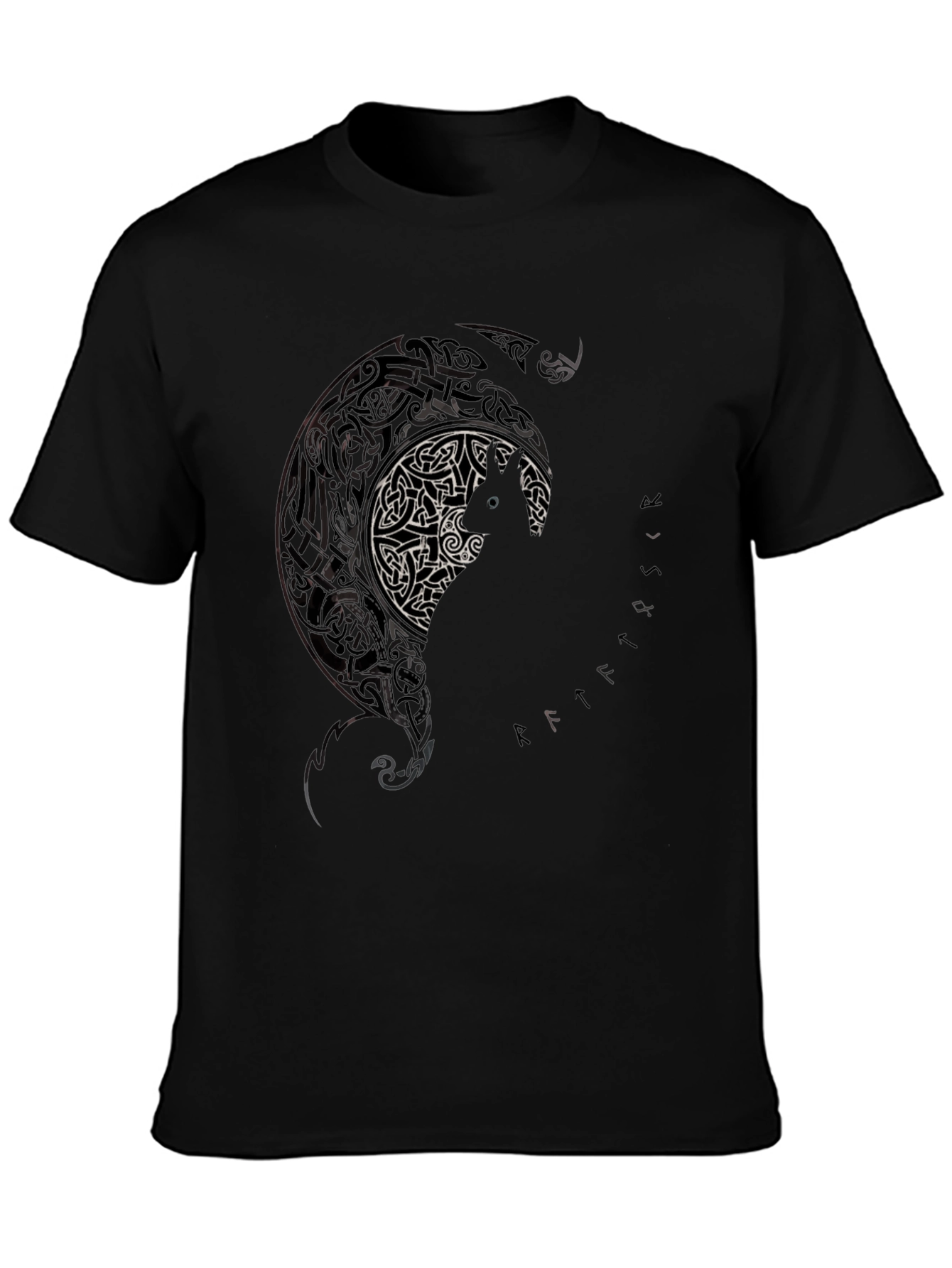 Viking Wolf Moon T-Shirt