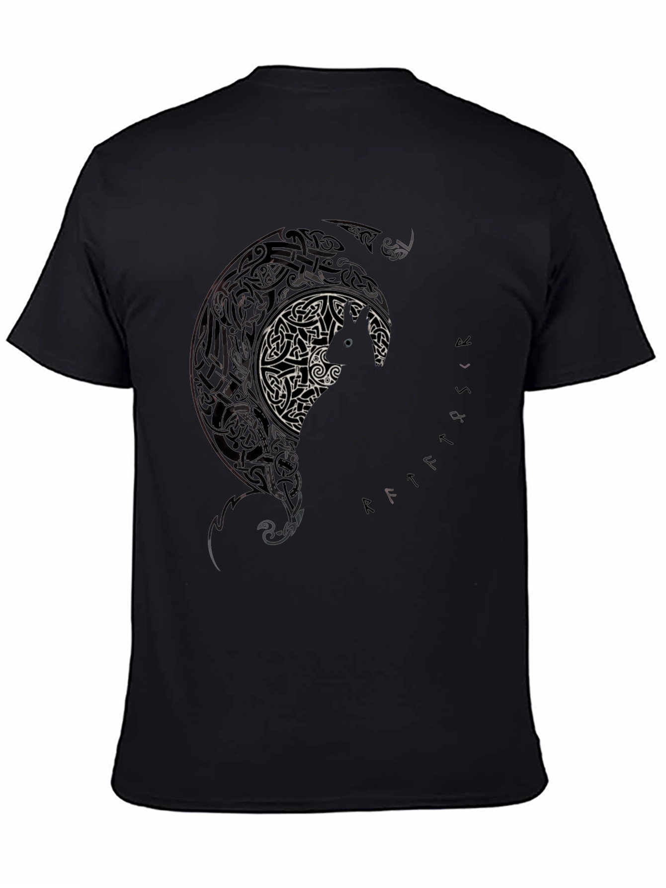 Viking Wolf Moon T-Shirt