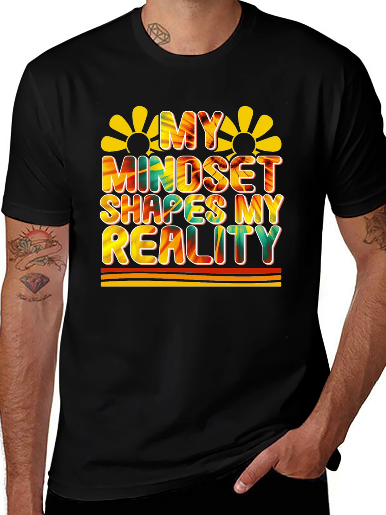 Mindset Shapes Reality Graphic Tee