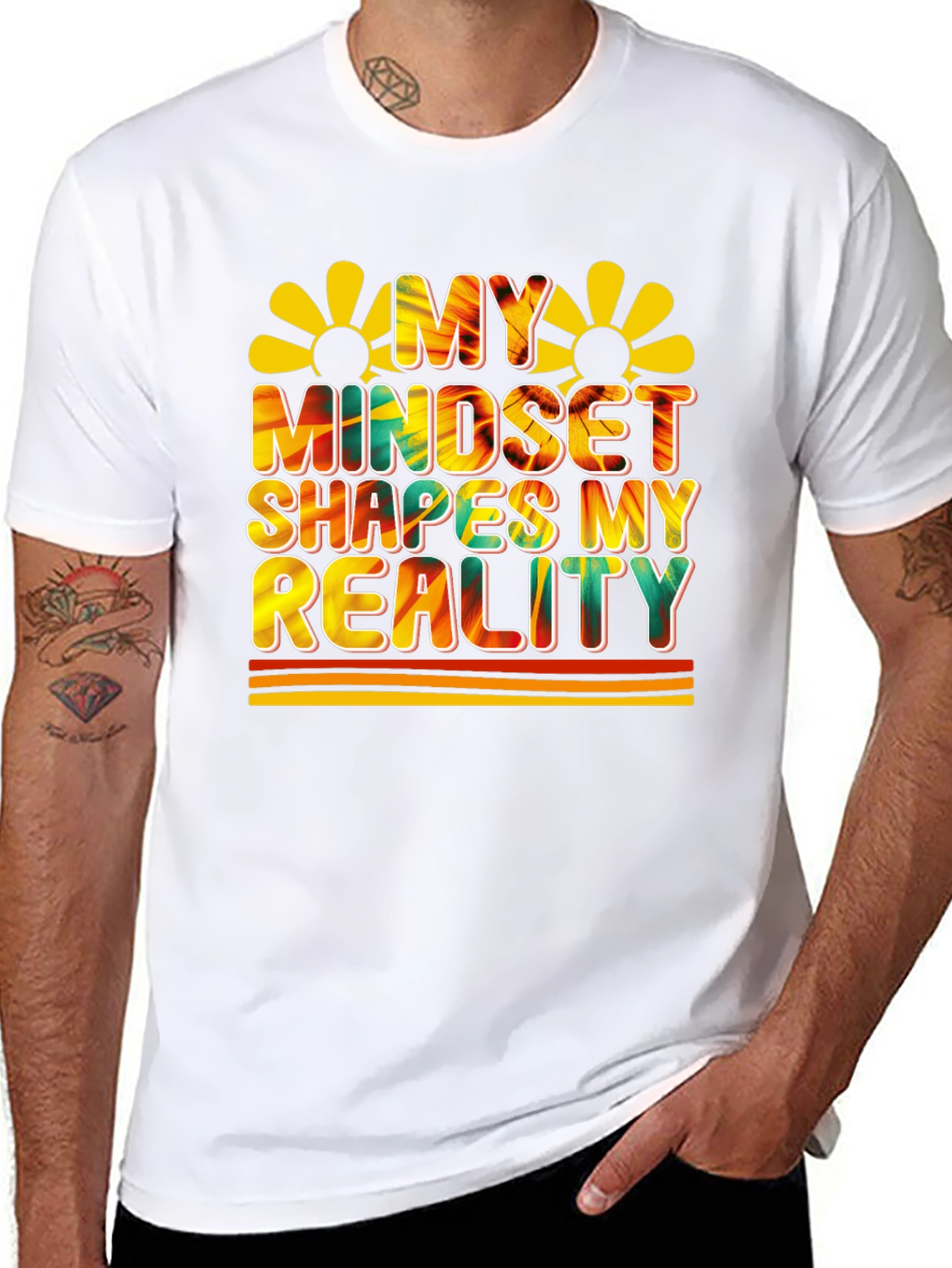 Mindset Shapes Reality Graphic Tee