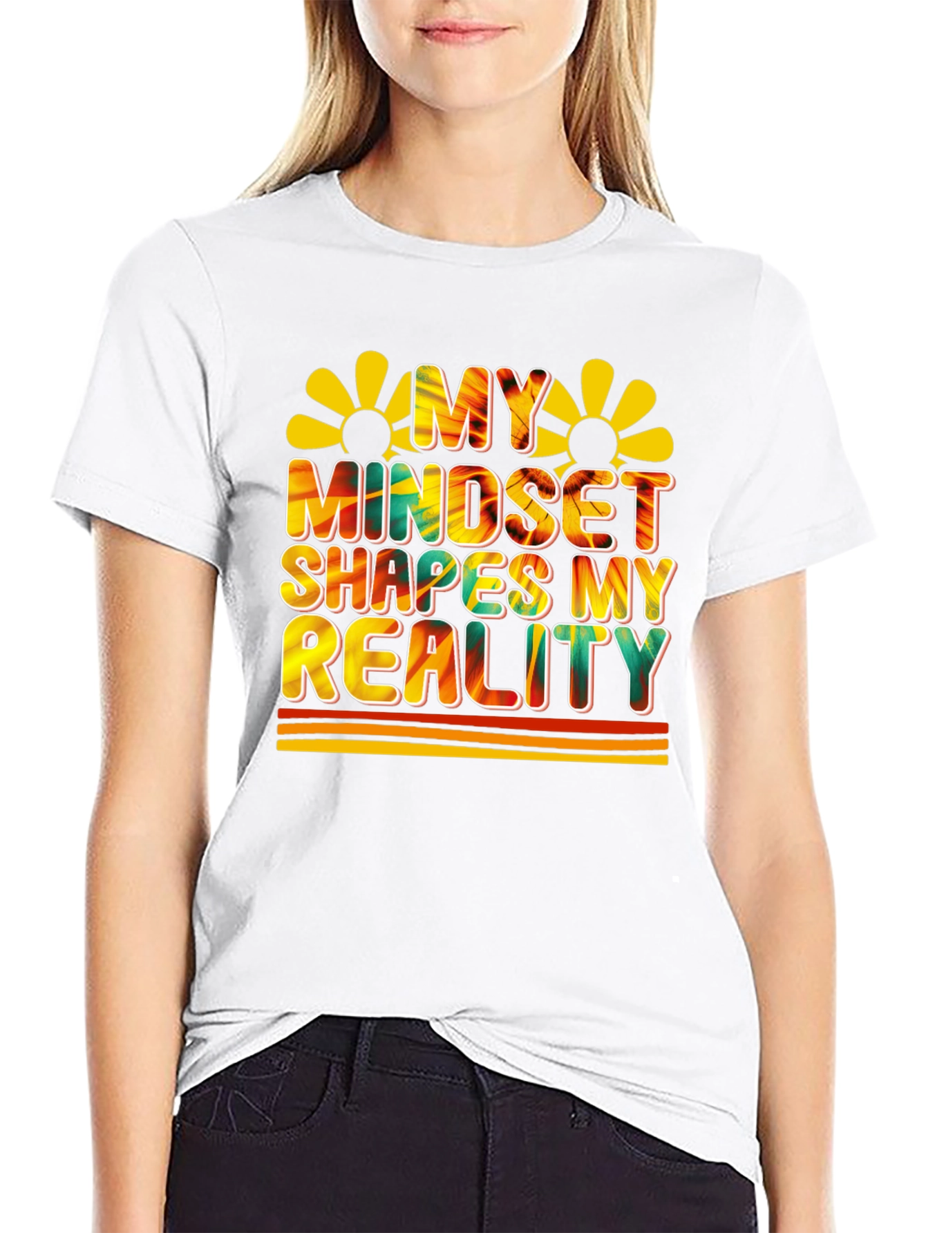 Mindset Shapes Reality Graphic Tee
