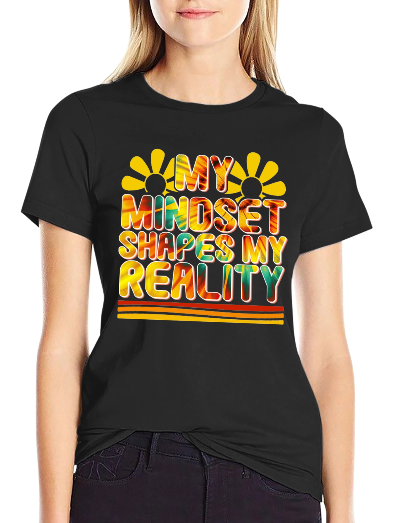 Mindset Shapes Reality Graphic Tee
