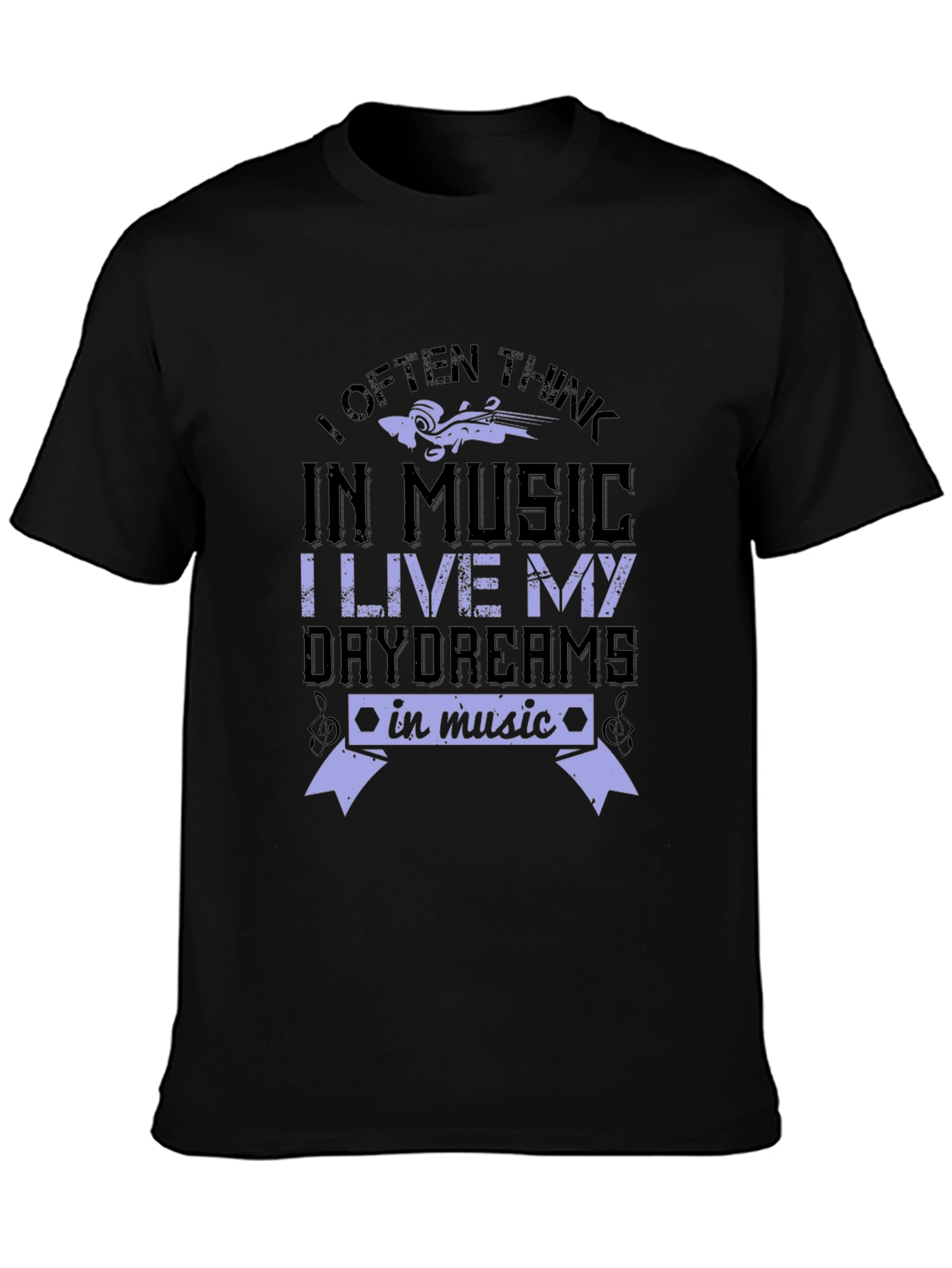 Music Lover T-Shirt - I Often Think In Music