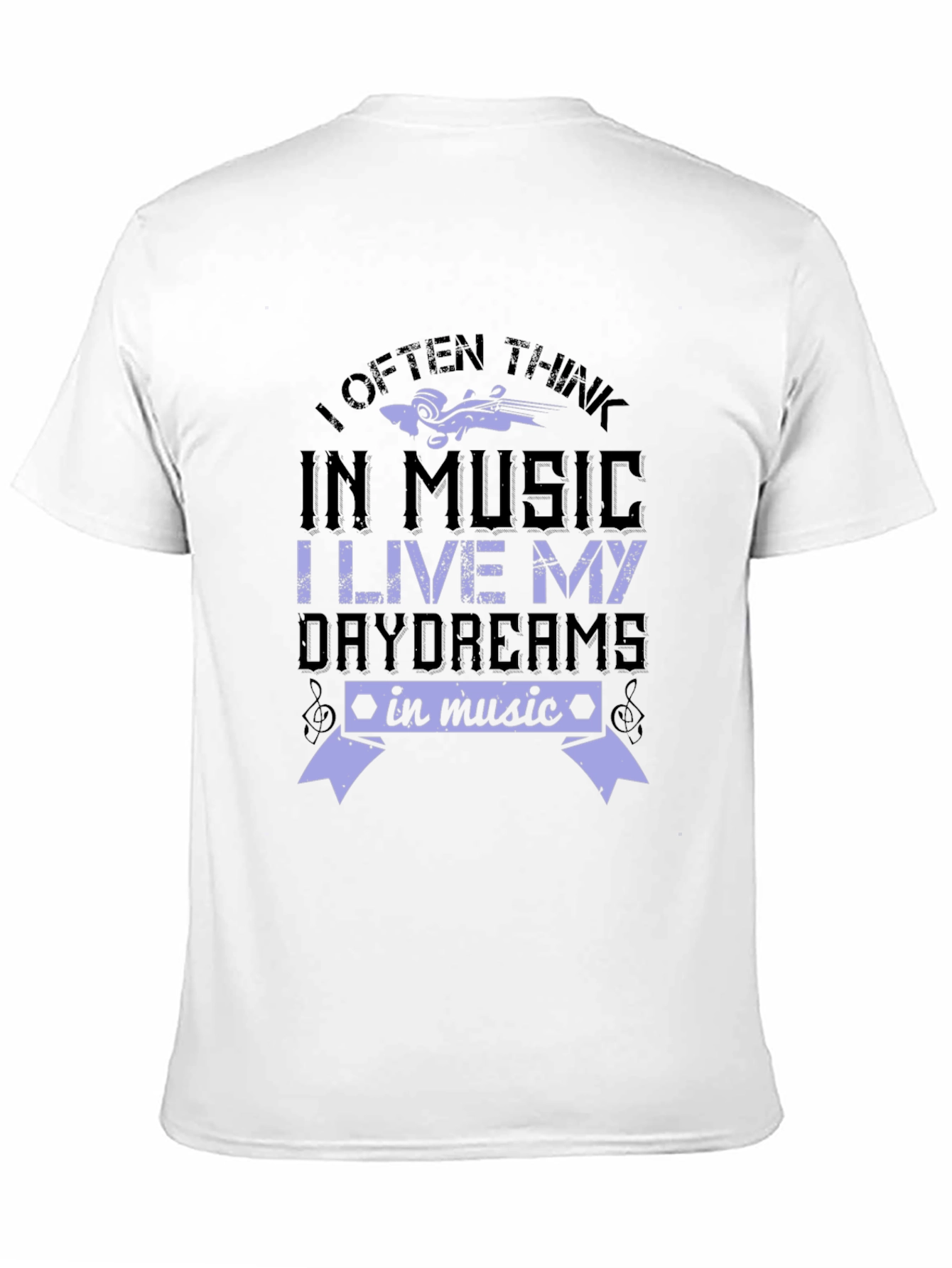 Music Lover T-Shirt - I Often Think In Music