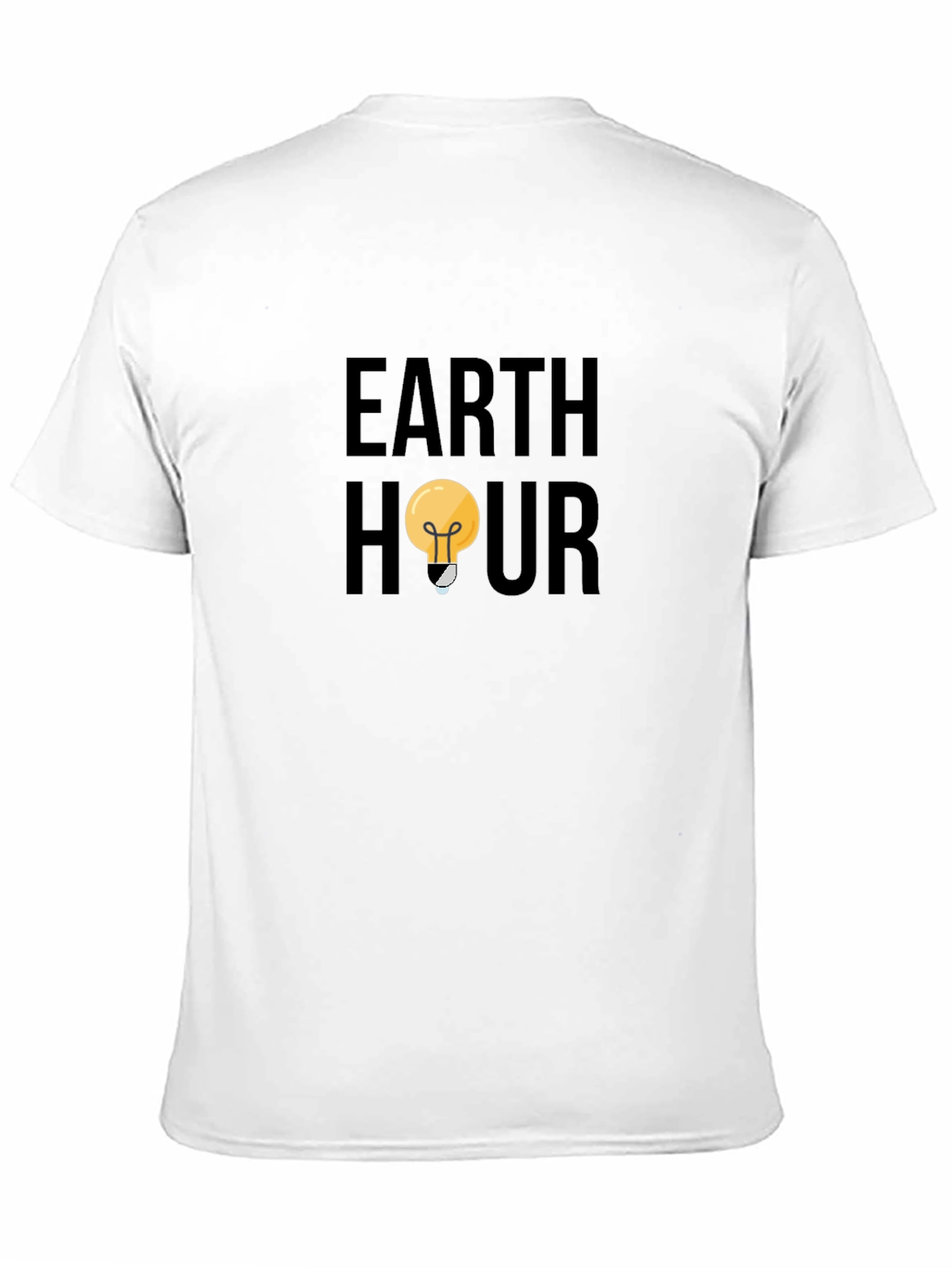 Earth Hour Graphic T-Shirt - Environmental Awareness Tee