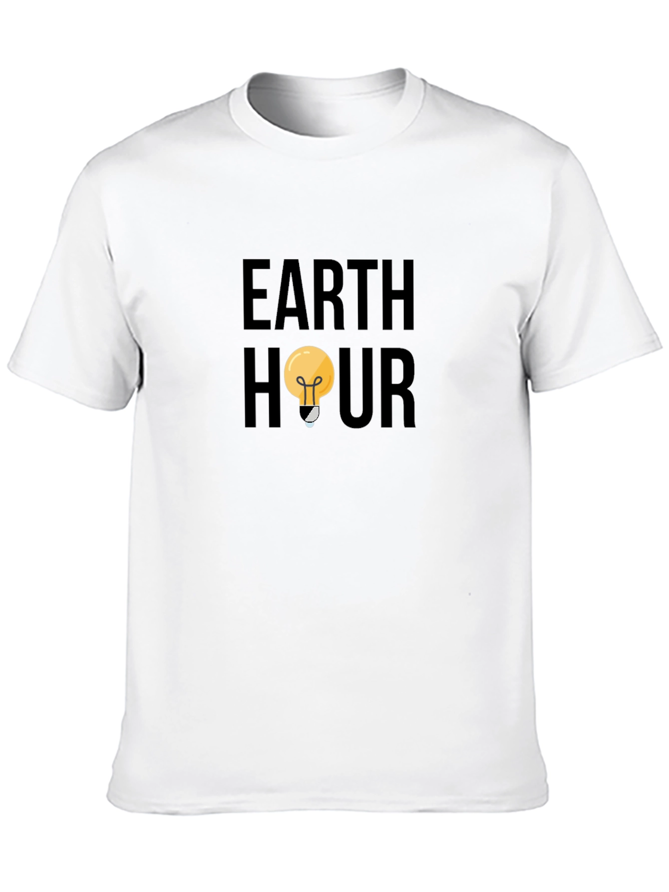 Earth Hour Graphic T-Shirt - Environmental Awareness Tee