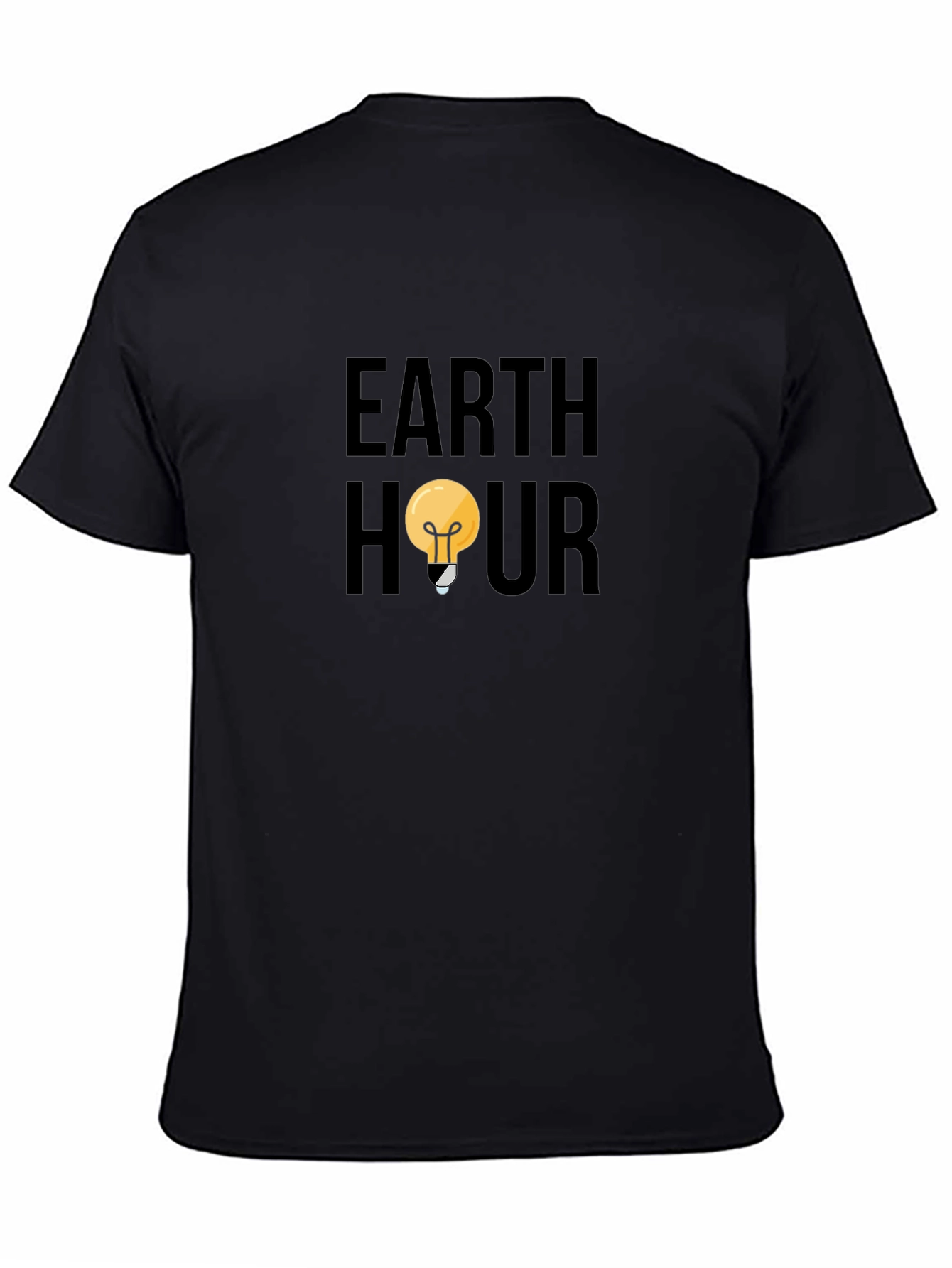 Earth Hour Graphic T-Shirt - Environmental Awareness Tee