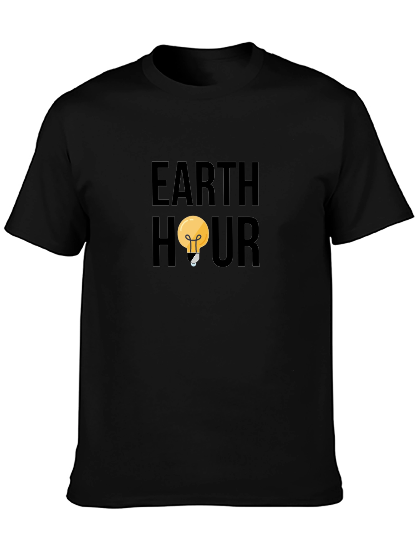 Earth Hour Graphic T-Shirt - Environmental Awareness Tee