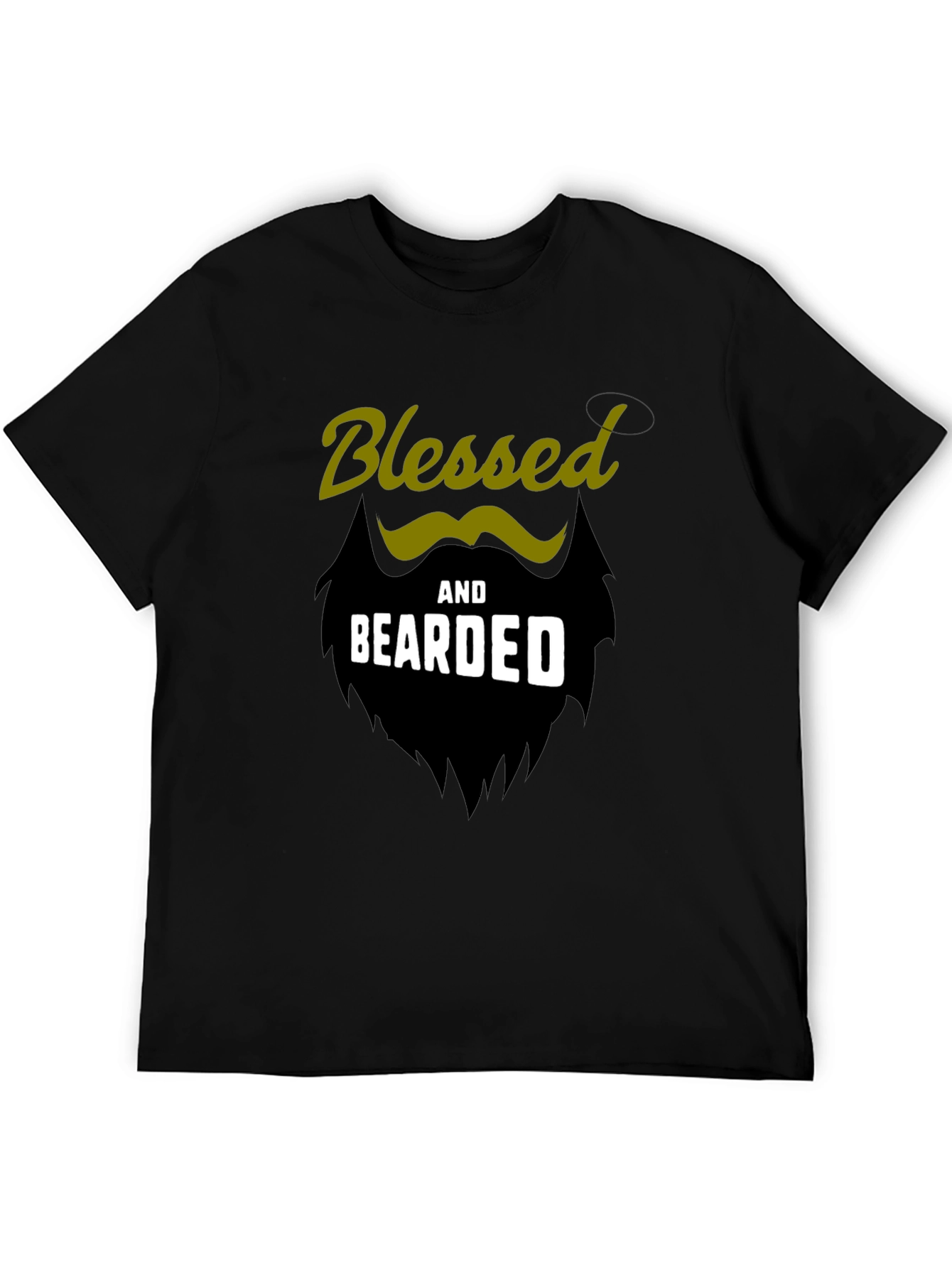Blessed and Bearded Graphic T-Shirt