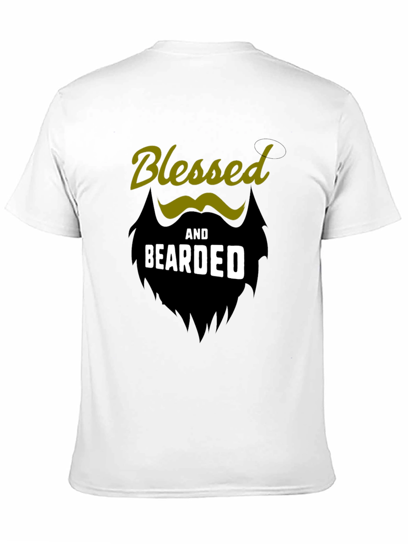 Blessed and Bearded Graphic T-Shirt