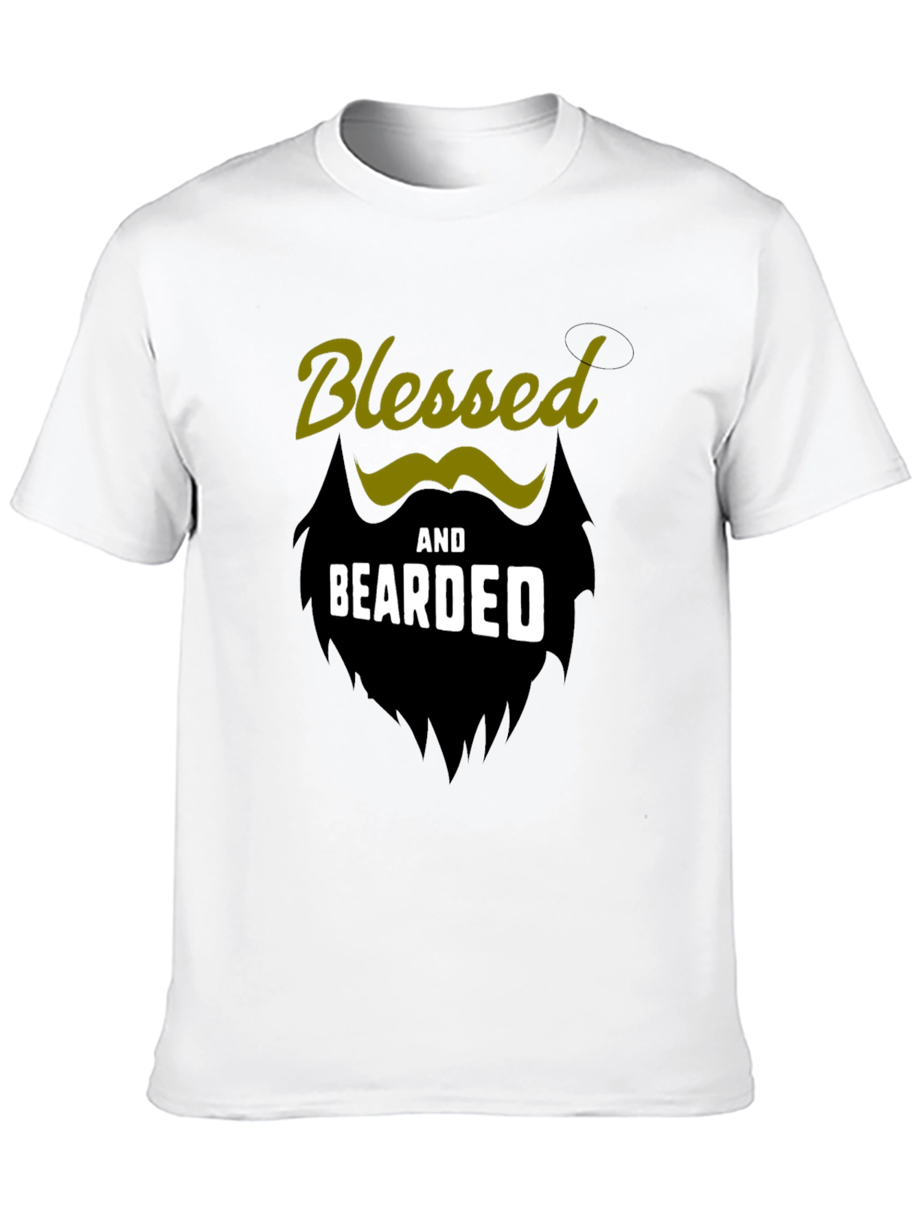 Blessed and Bearded Graphic T-Shirt