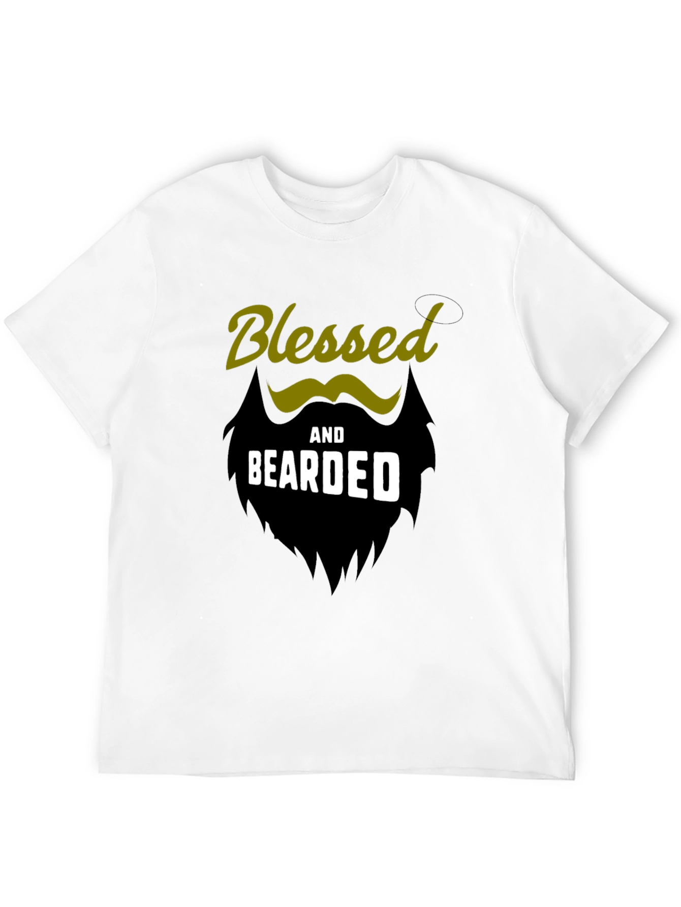 Blessed and Bearded Graphic T-Shirt