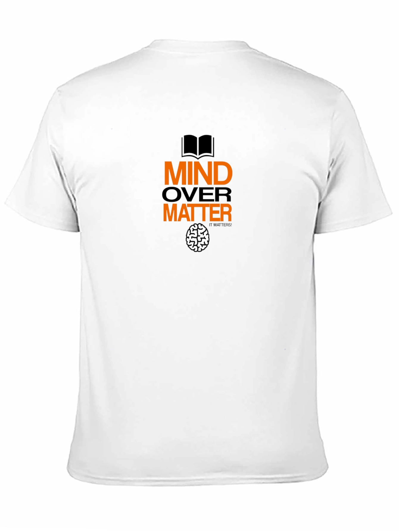 Mind Over Matter Graphic Print Crew Neck Tee