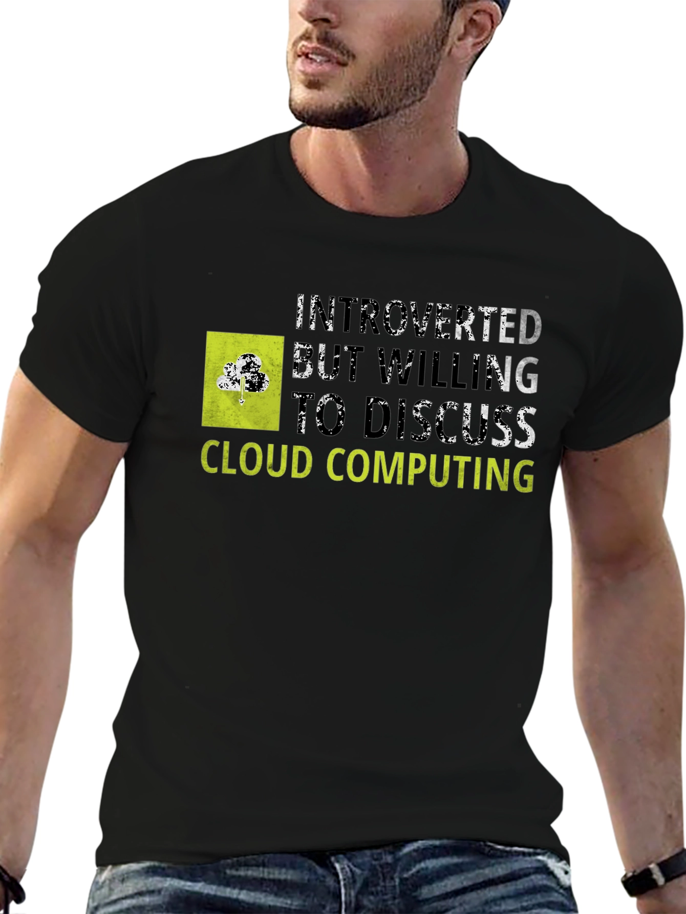 Introverted Cloud Computing T-Shirt