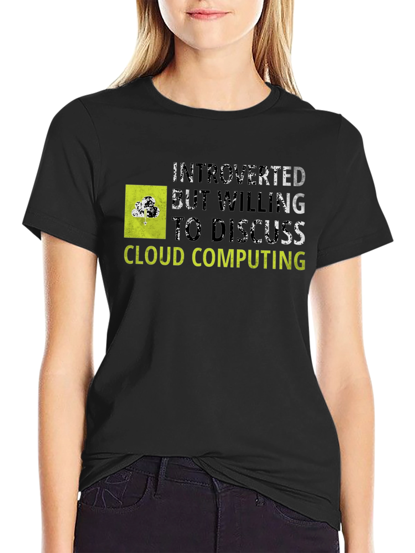 Introverted Cloud Computing T-Shirt