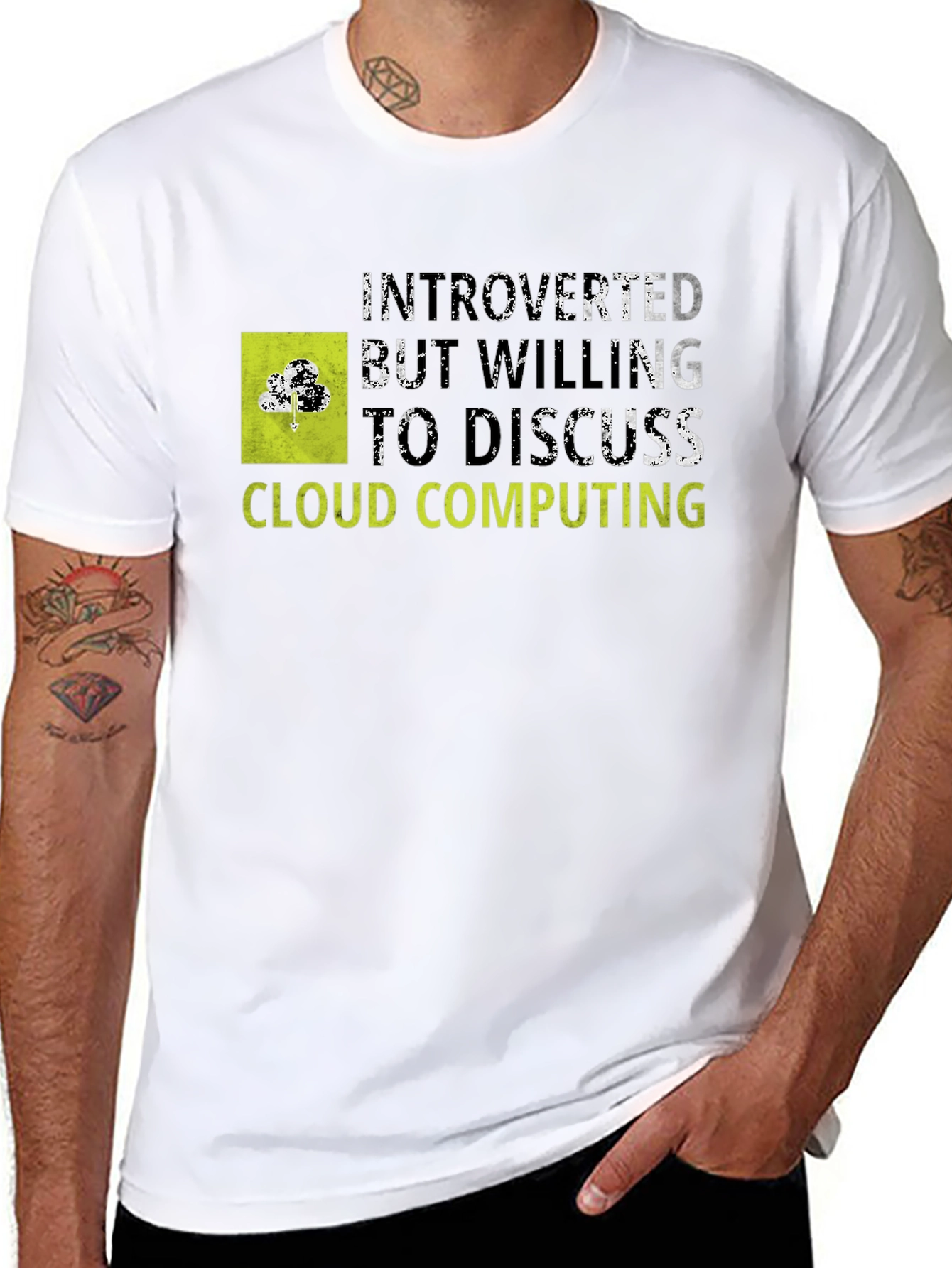 Introverted Cloud Computing T-Shirt