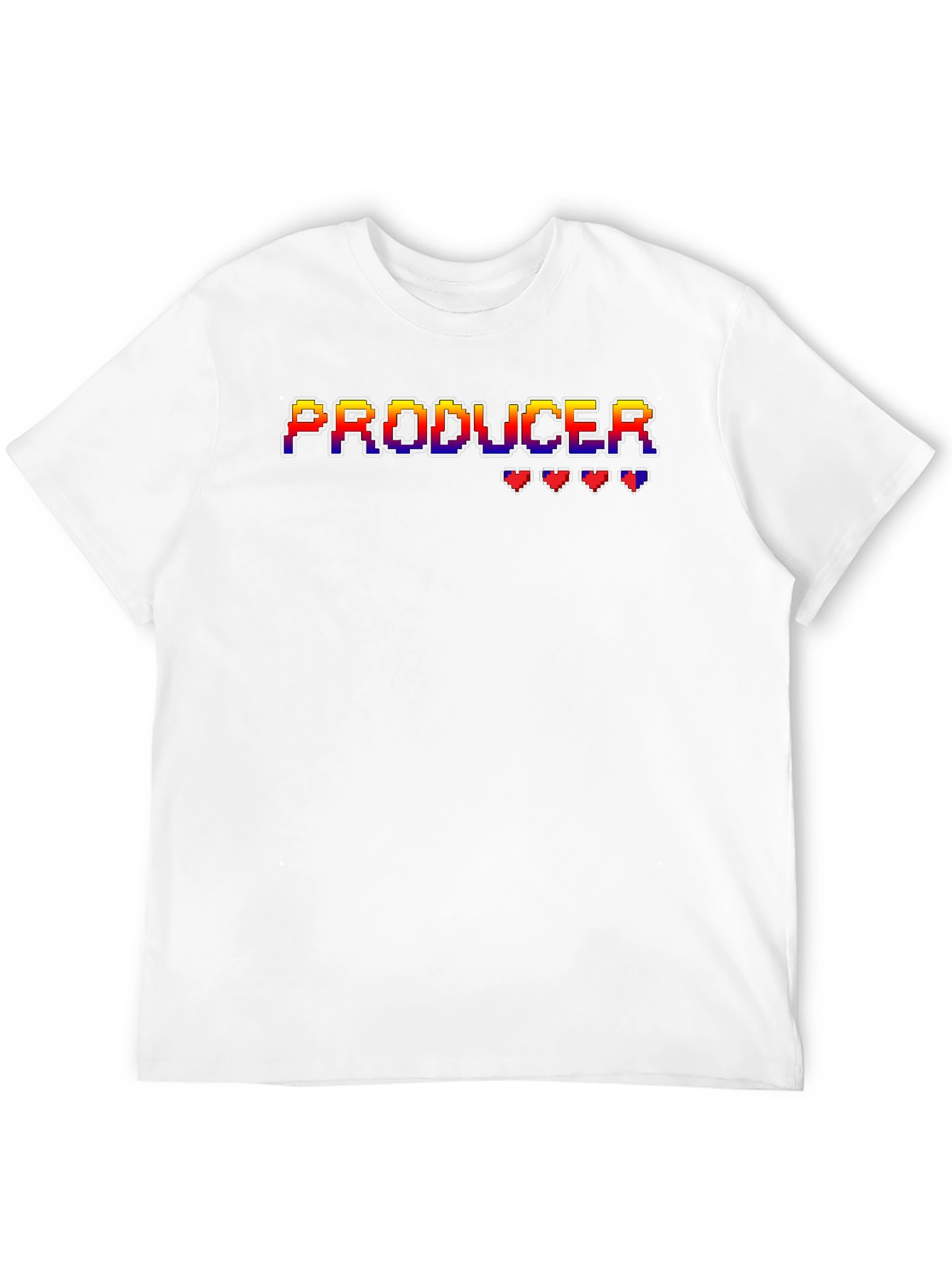 Pixel Producer T-Shirt - Retro Gaming Style