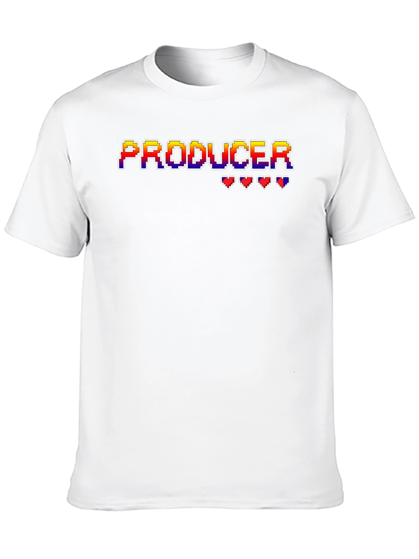 Pixel Producer T-Shirt - Retro Gaming Style