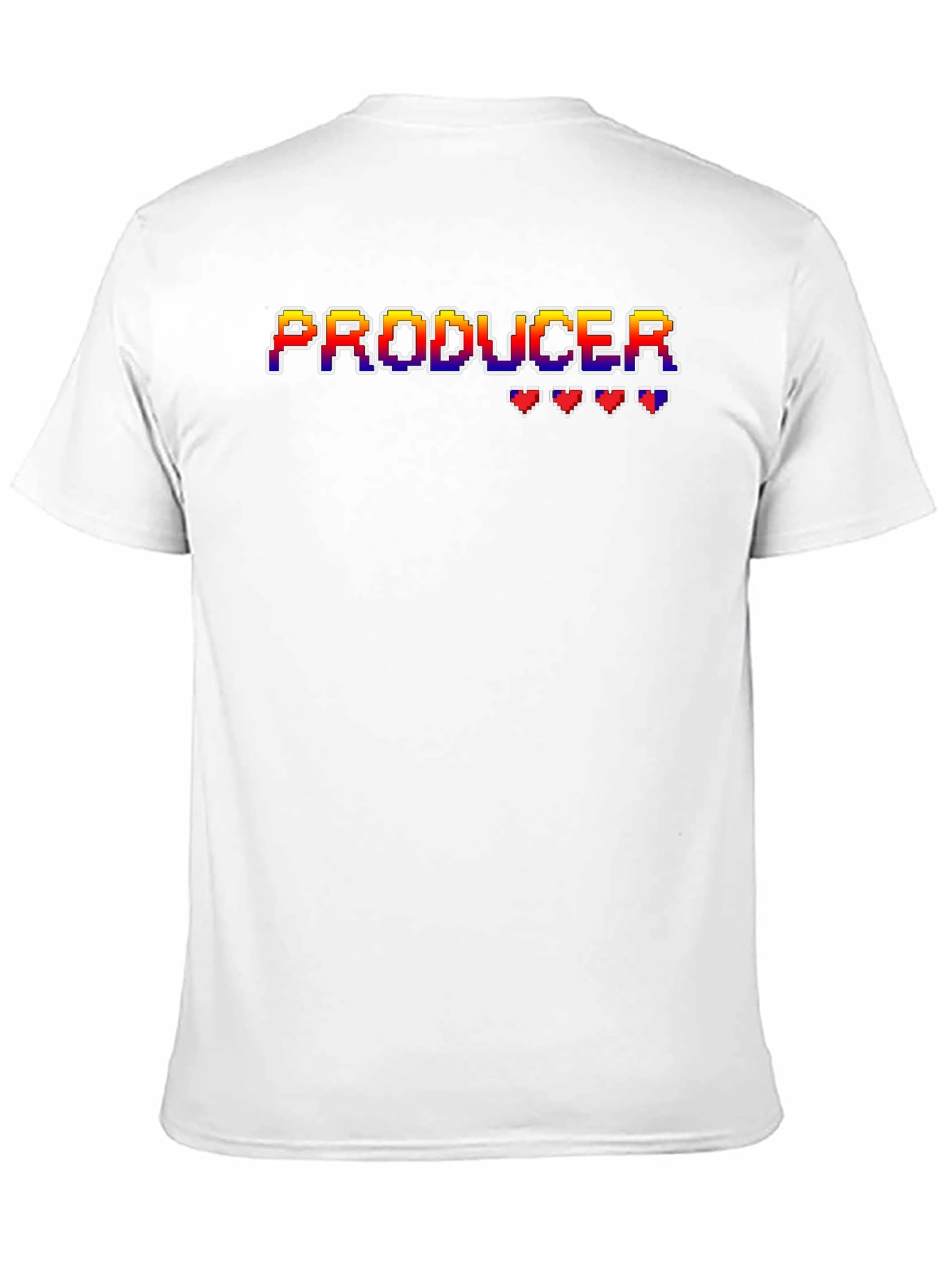 Pixel Producer T-Shirt - Retro Gaming Style
