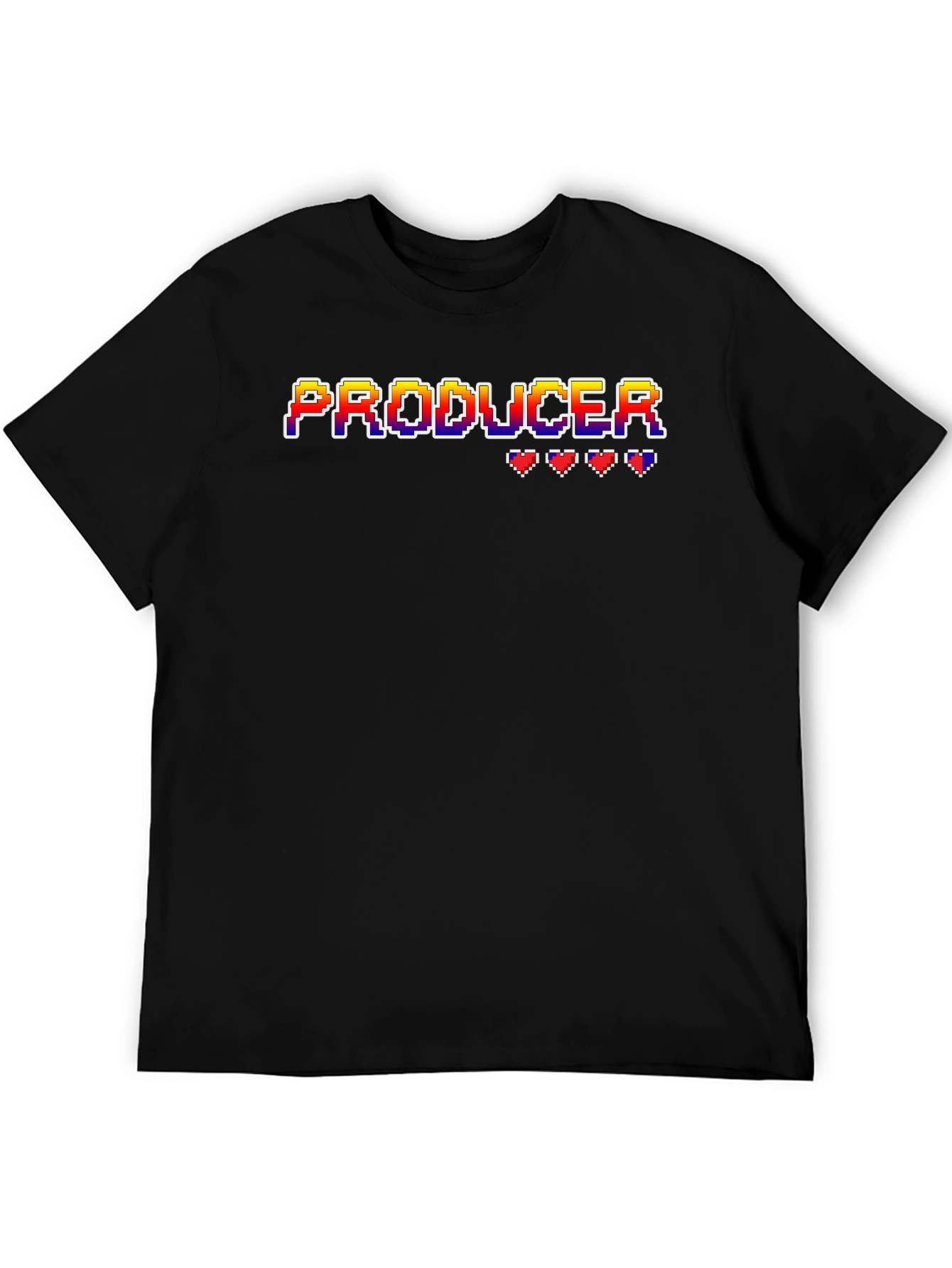 Pixel Producer T-Shirt - Retro Gaming Style