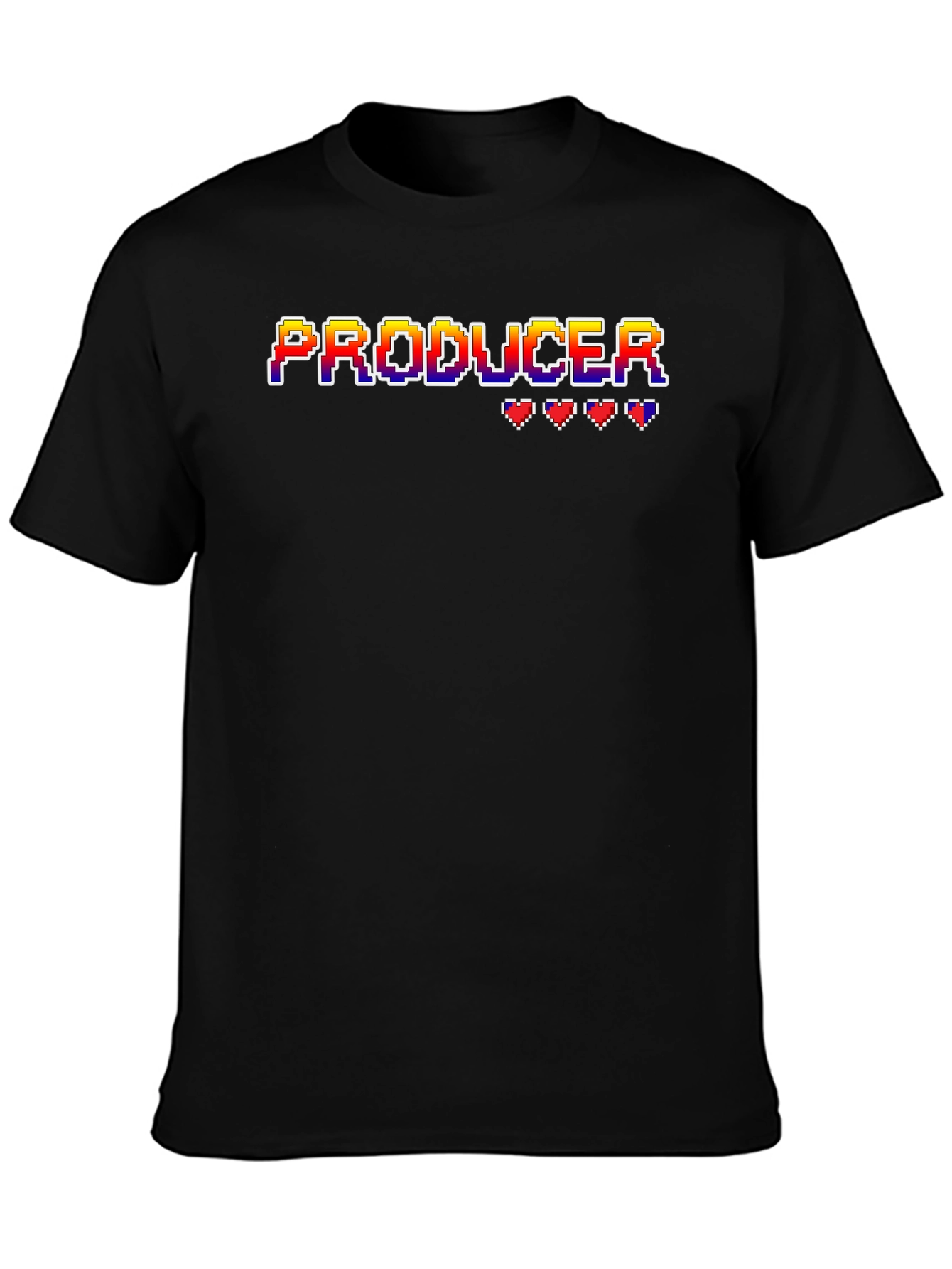 Pixel Producer T-Shirt - Retro Gaming Style
