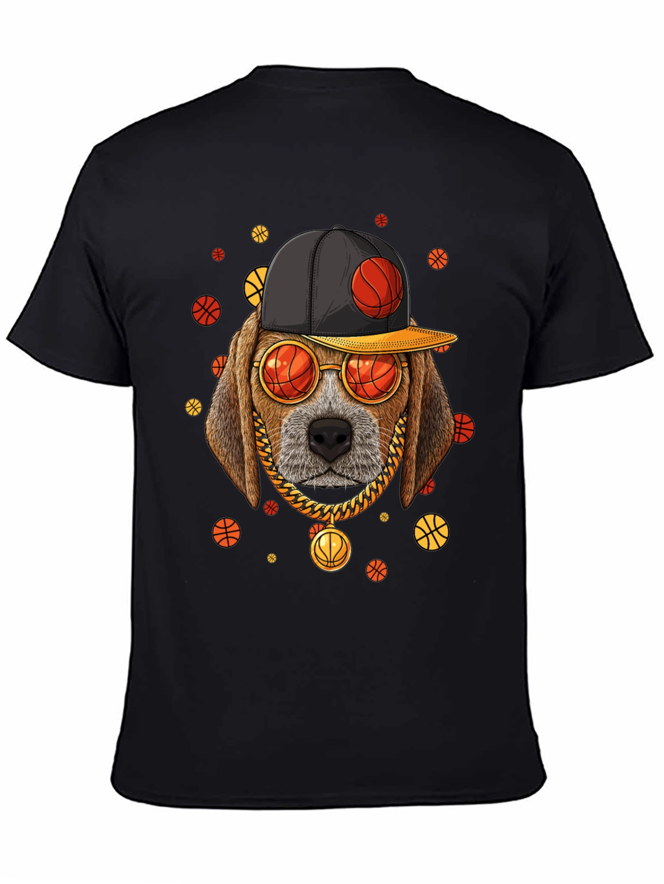 Basketball Dog Graphic Tee