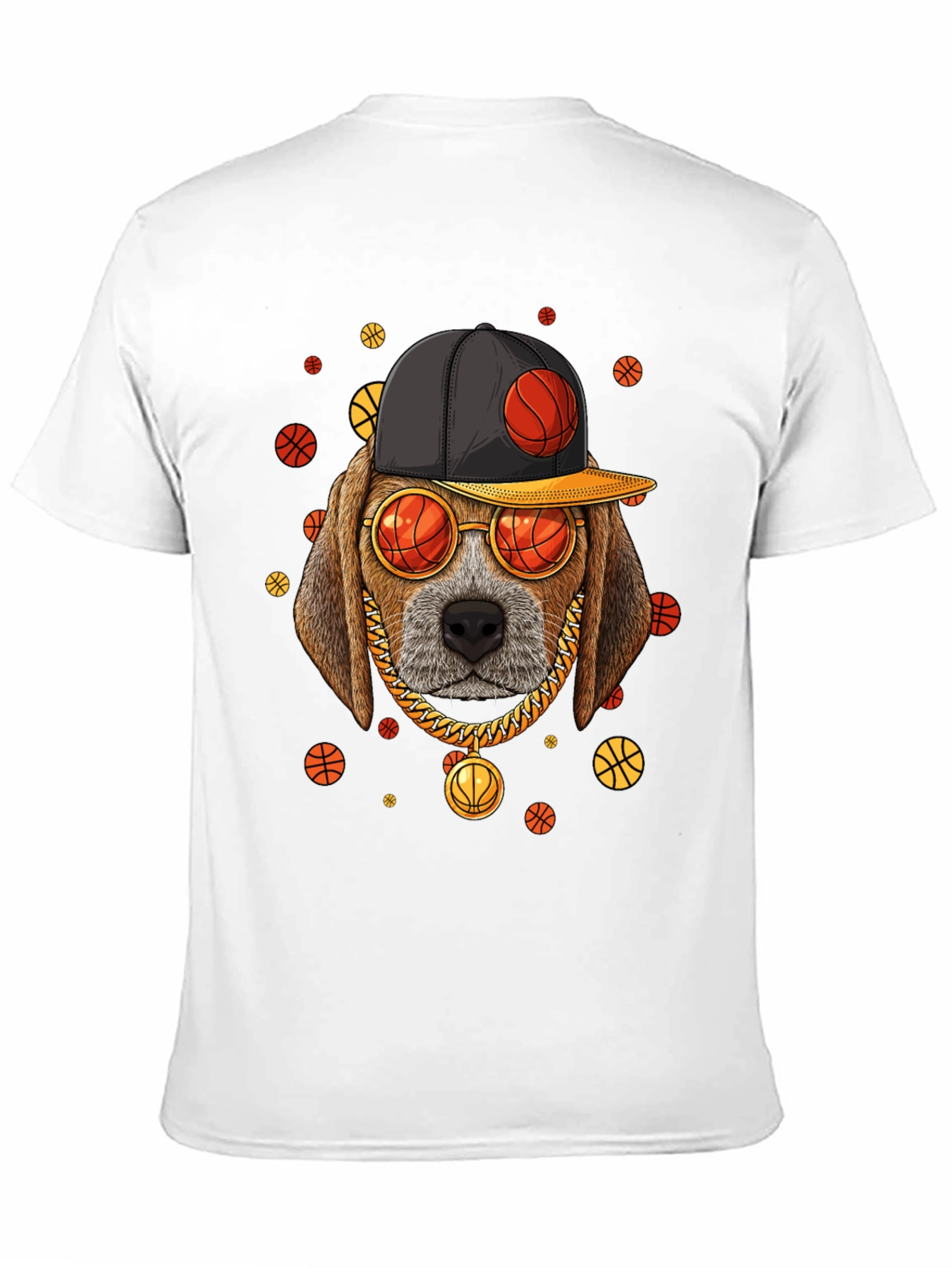 Basketball Dog Graphic Tee