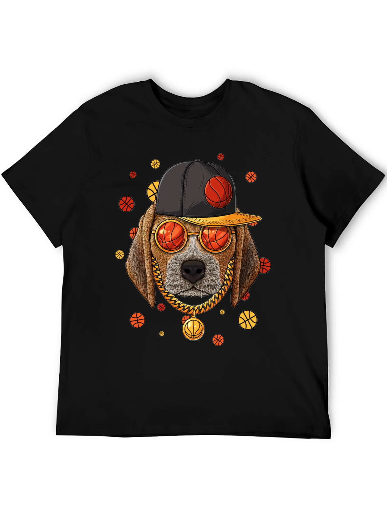 Basketball Dog Graphic Tee