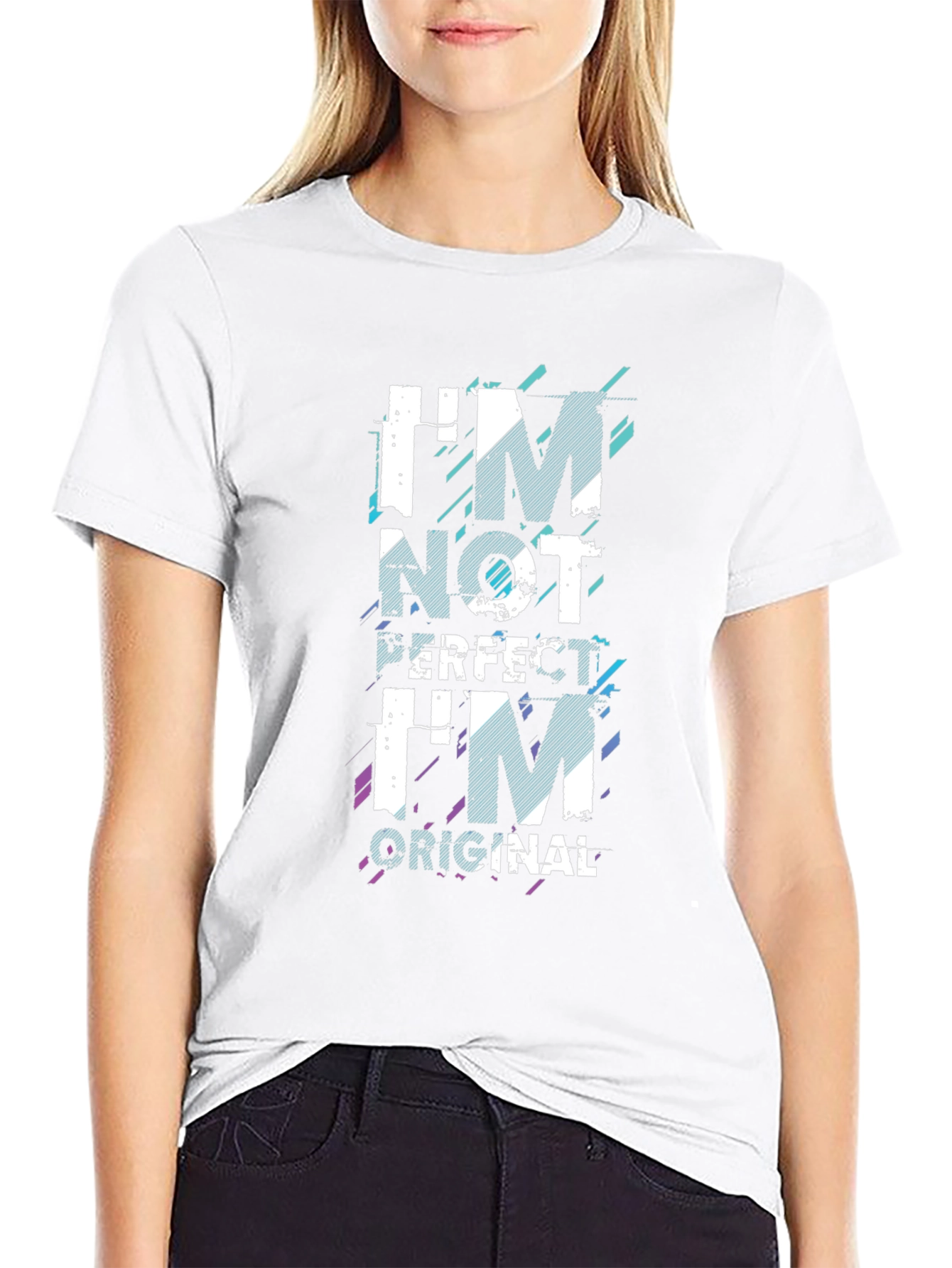 Im Not Perfect Im Original Graphic Tee