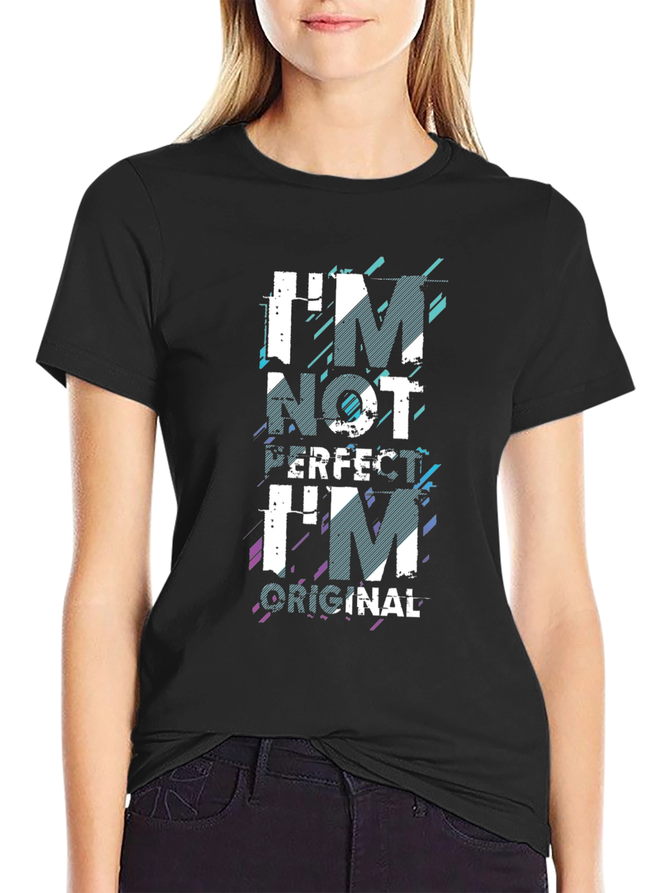 Im Not Perfect Im Original Graphic Tee