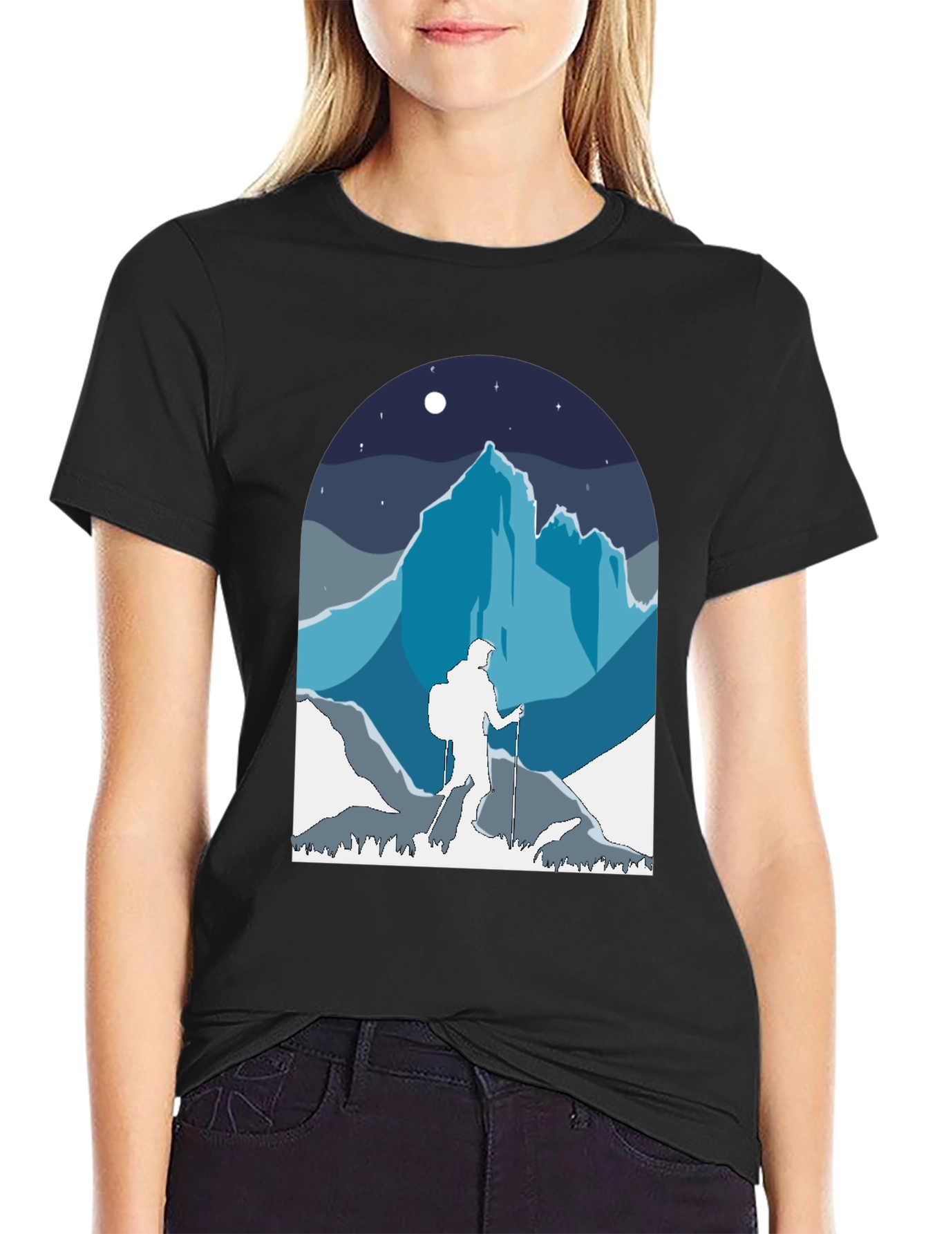Mountain Hiker Graphic Tee - Adventure Awaits!