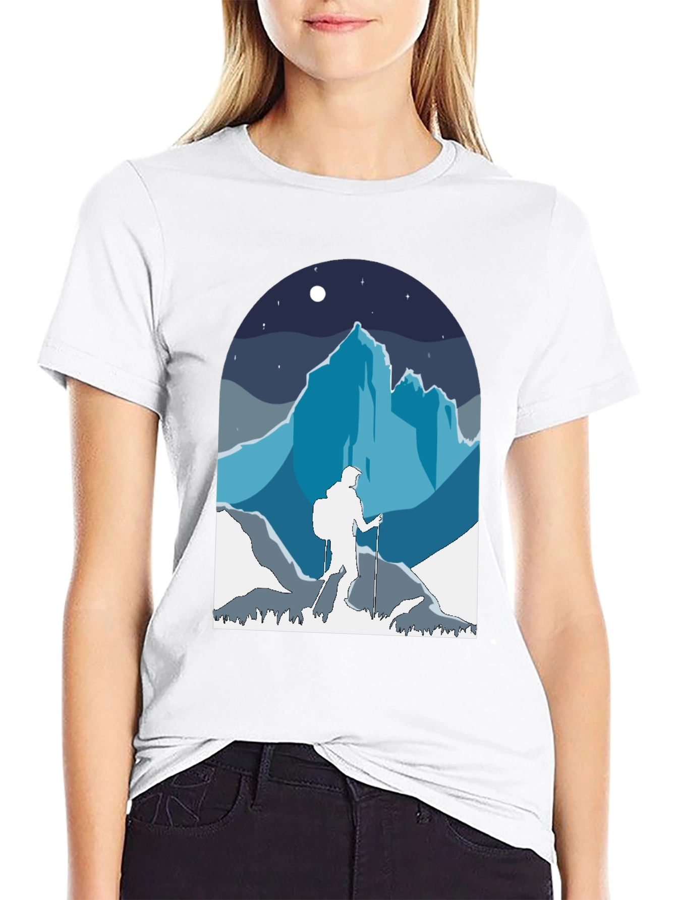 Mountain Hiker Graphic Tee - Adventure Awaits!