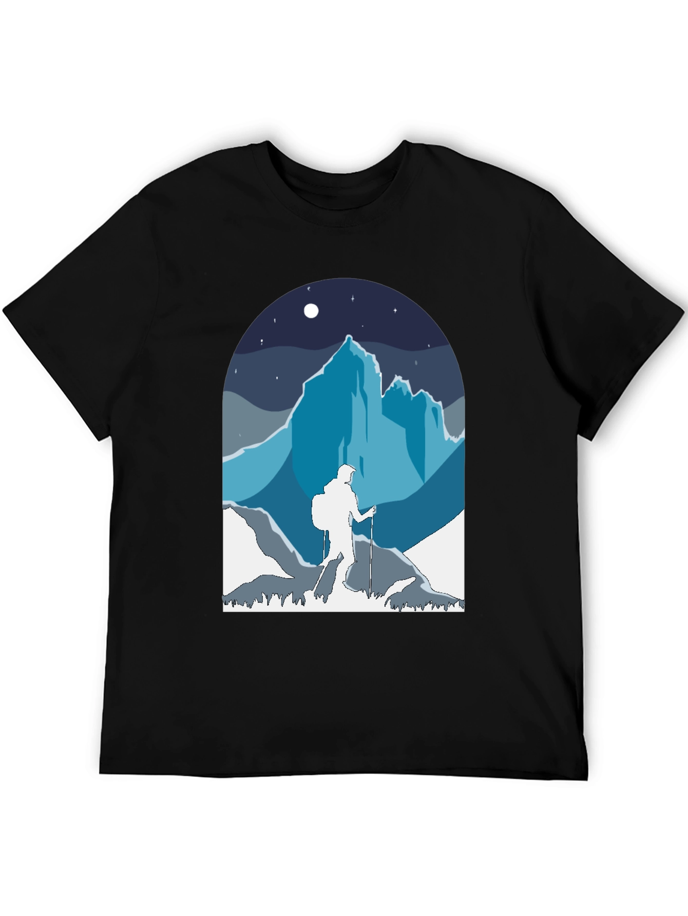 Mountain Hiker Graphic Tee - Adventure Awaits!