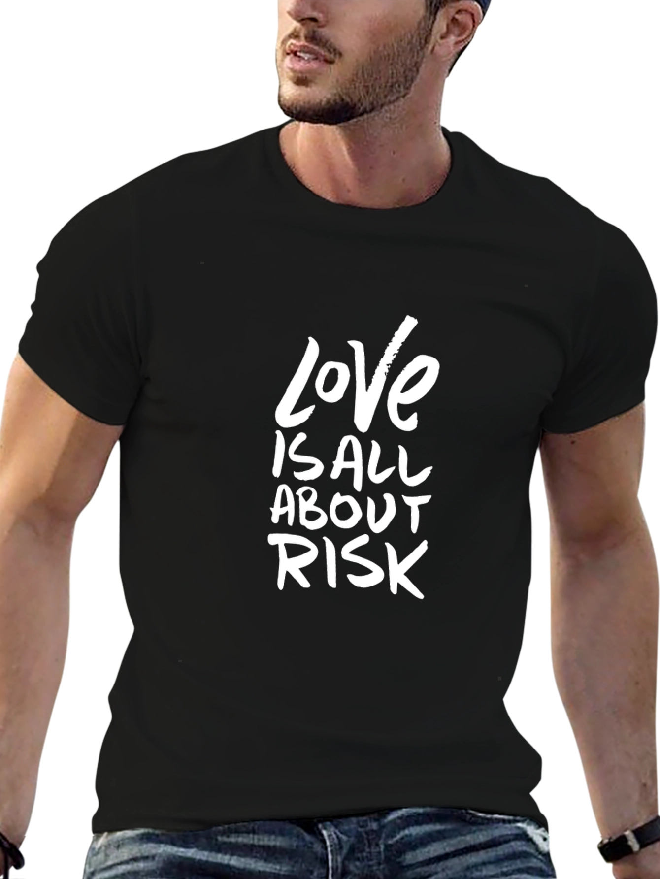 Love is All About Risk Graphic Tee