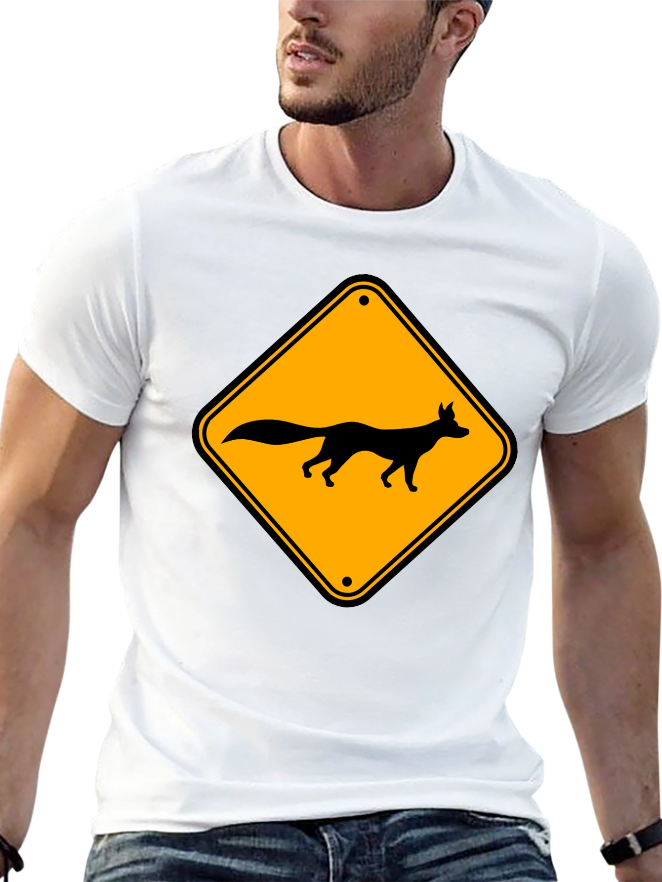 Fox Crossing Graphic T-Shirt - Black Tee